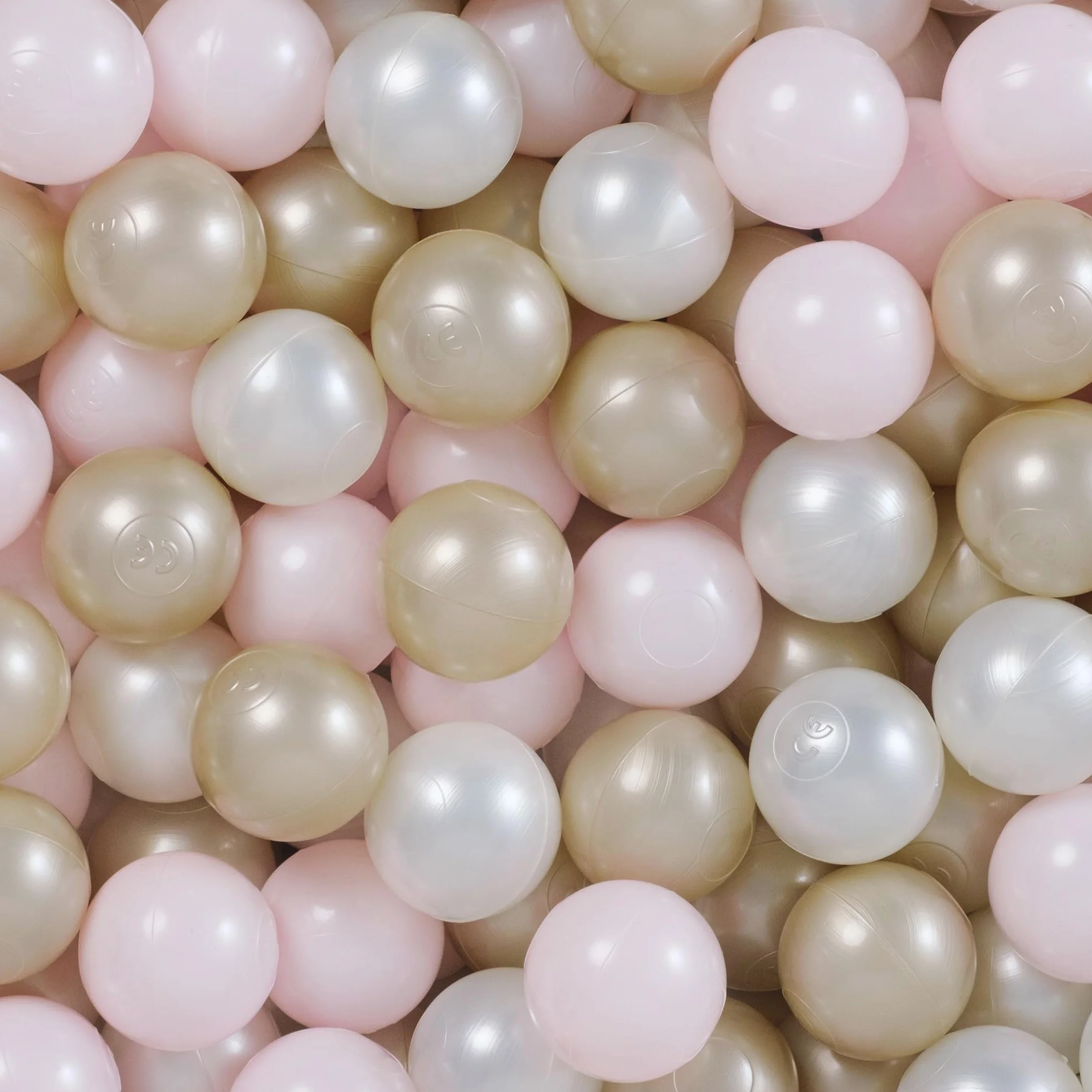 MISIOO Palline da bagno per palloni – Palline da bagno – Palline Ø 6 cm – Palline di plastica realizzate in 100% LDPE – un colore
