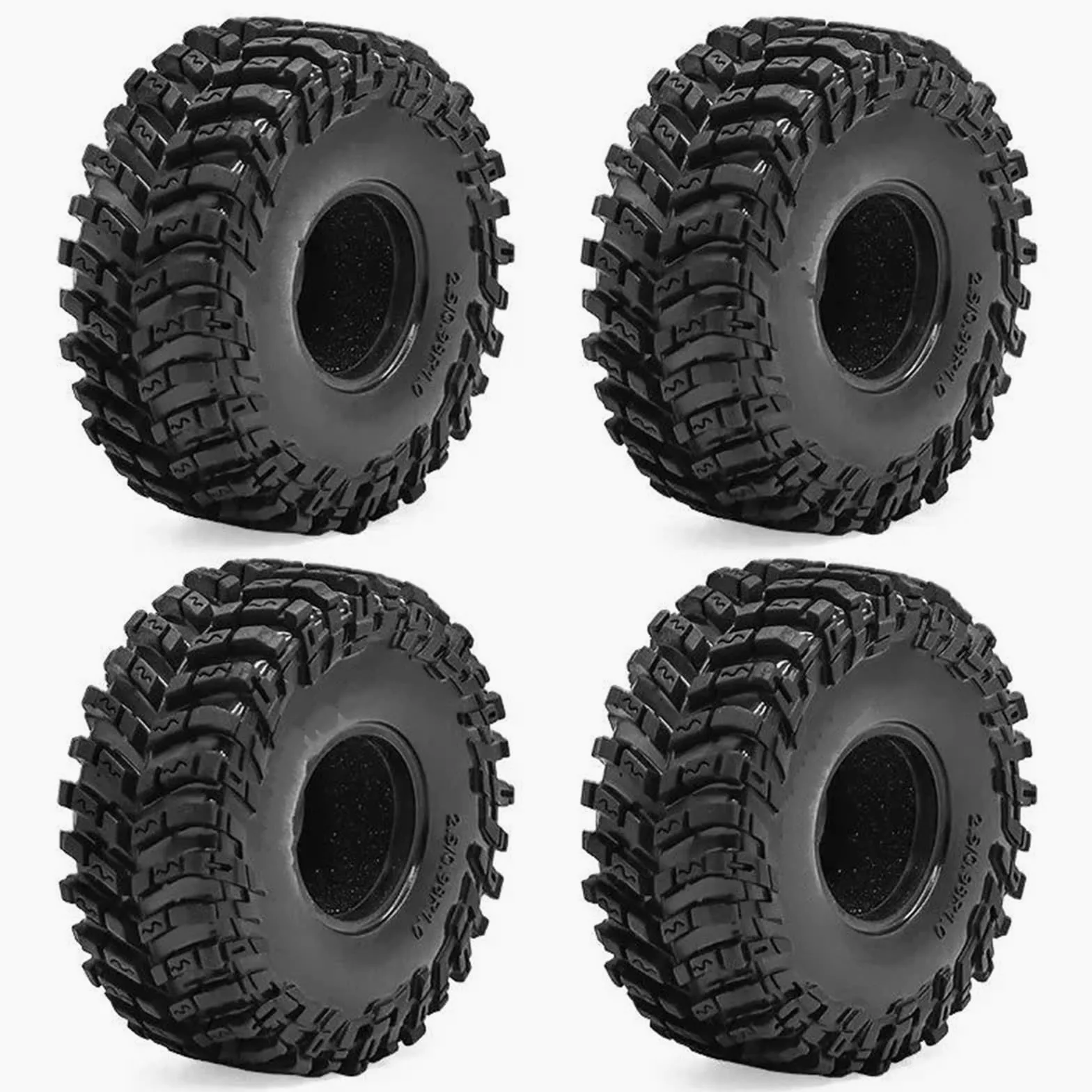 Per Axial Per Scx24 Per Fms Per Ascent-18 Per Trx4m 1/24 1/18 Rc Auto Parti Aggiornamento Pneumatici 1.0 Pollici 64x25mm Camion Cingolato Ricambi Modellini RC