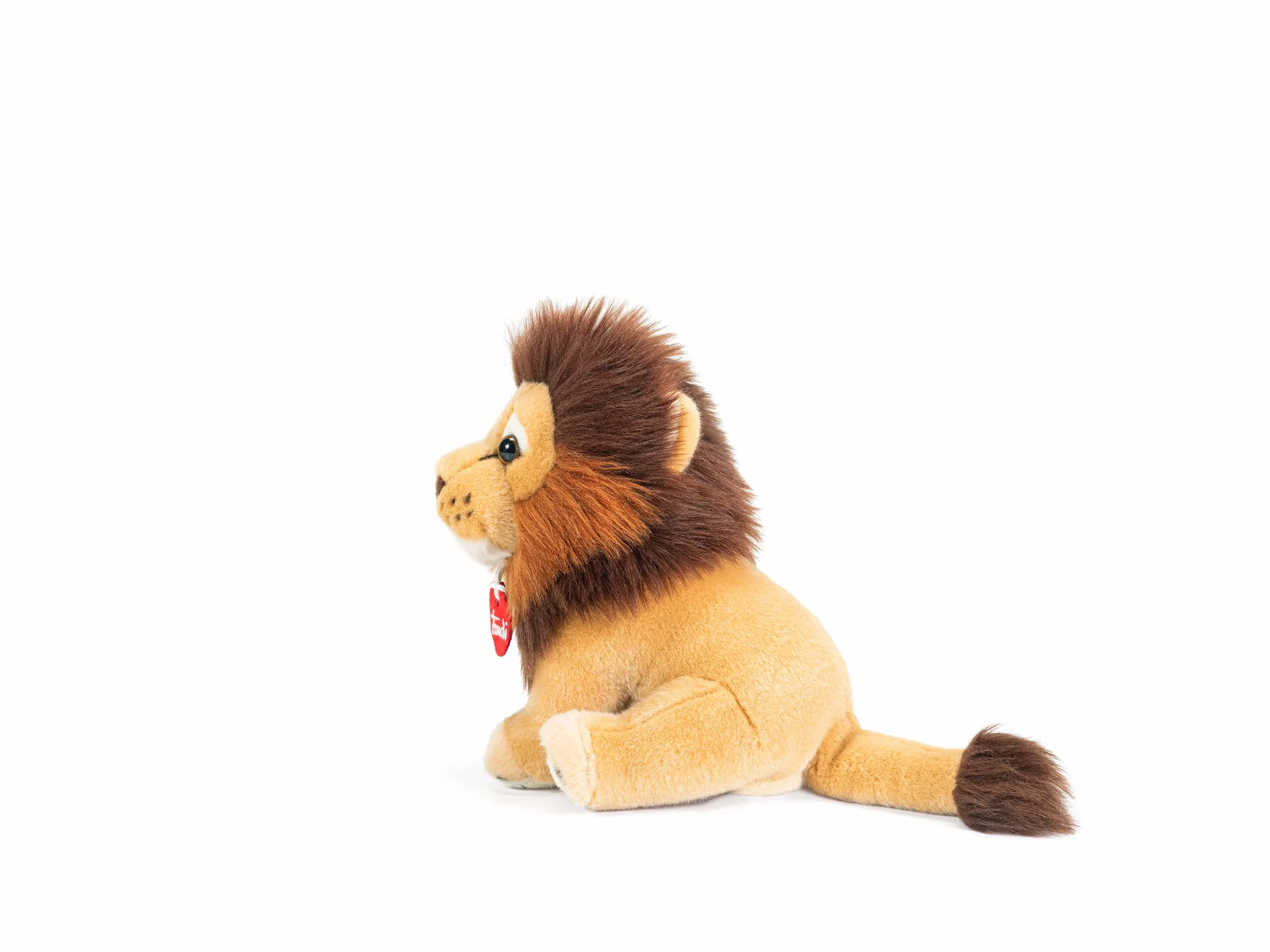 Trudi Leone Narciso Leoncino mascotte peluche, regalo di Natale e compleanno. | 17x18x25cm taglia S | Animali Esotici tropicali | modello 27541