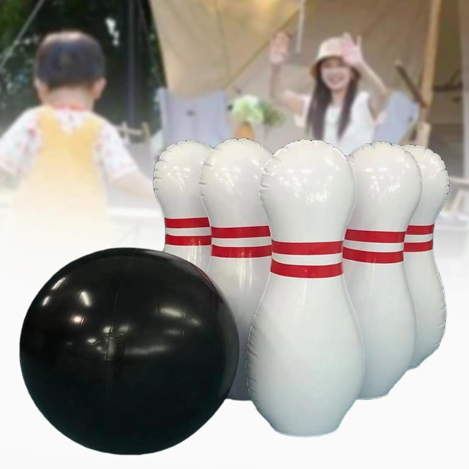 Set da Bowling per L'educazione della Prima Infanzia - Ottimo Regalo Giocattolo - Bowling Gonfiabile