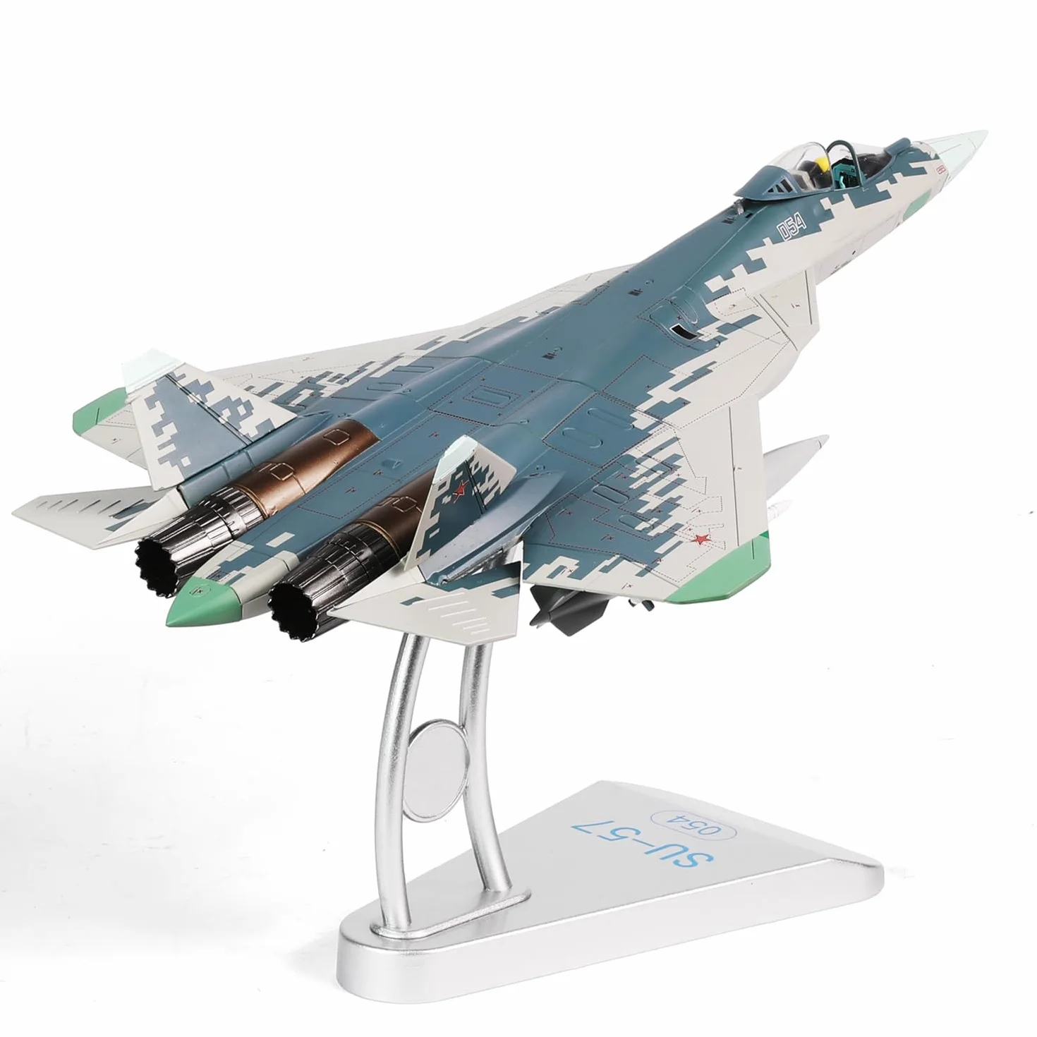 NUOTIE Sukhoi Su-57 Felon 1/72 Metal Diecast Model Russian Fifth Generation Fighter Aircraft Military Collectible