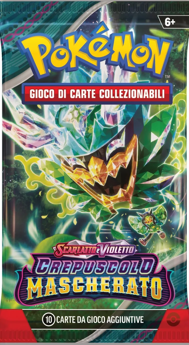 Pokémon GCC Set Allenatore Fuoriclasse Crepuscolo Mascherato Scarlatto e Violetto - Ogerpon Maschera Turchese