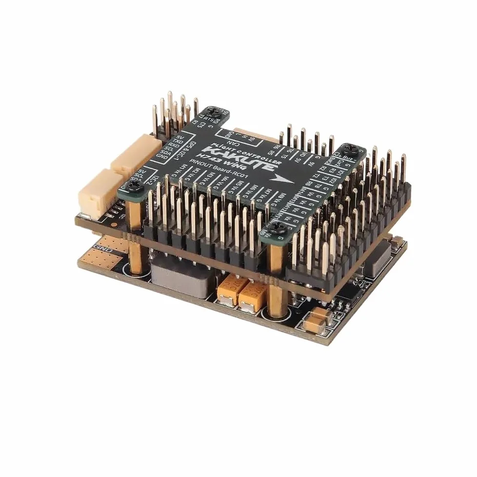 Per HolyBro Kakute H743-Wing Flight Controller per INAV Ardupilot 3-8S LiPo con M9N/M10N per aereo RC Drone ad ala fissa(WHITE)