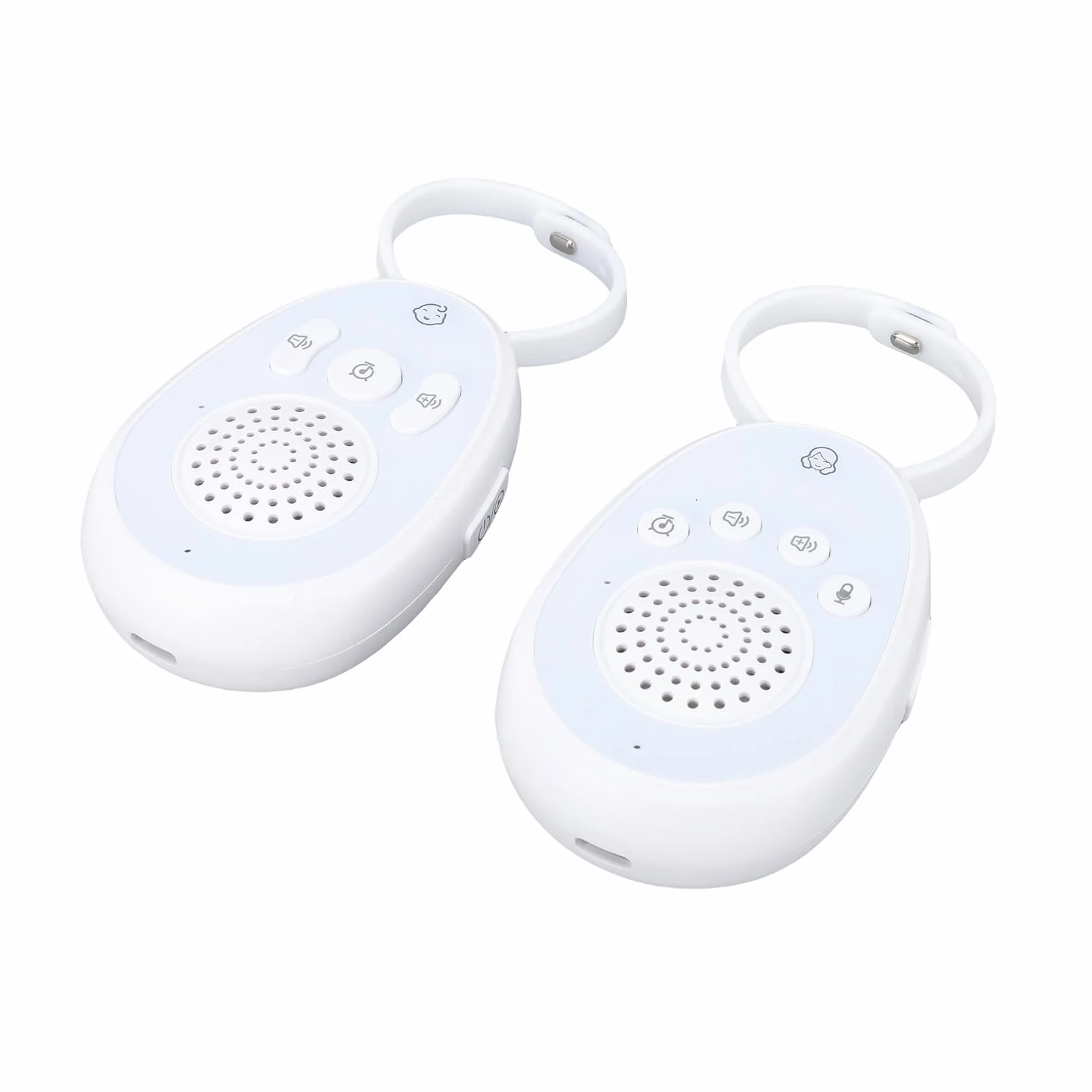 Baby Bidirezionale Macchina Sonora a Lungo Raggio 1000 Piedi Monitor Portatile Ad Attivazione Vocale Ninne Nanne Ricaricabili