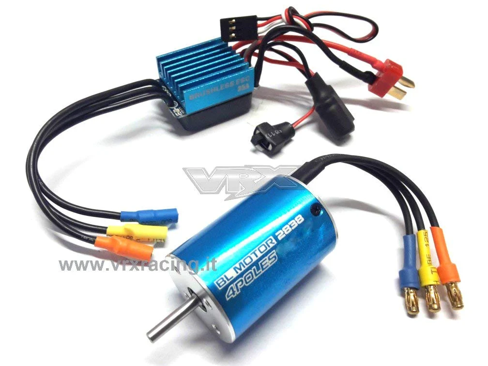 VRX Combo Classic 2838/6T 4700KV + 35A ESC brushless Sensorless 1/12 1/14 1/16
