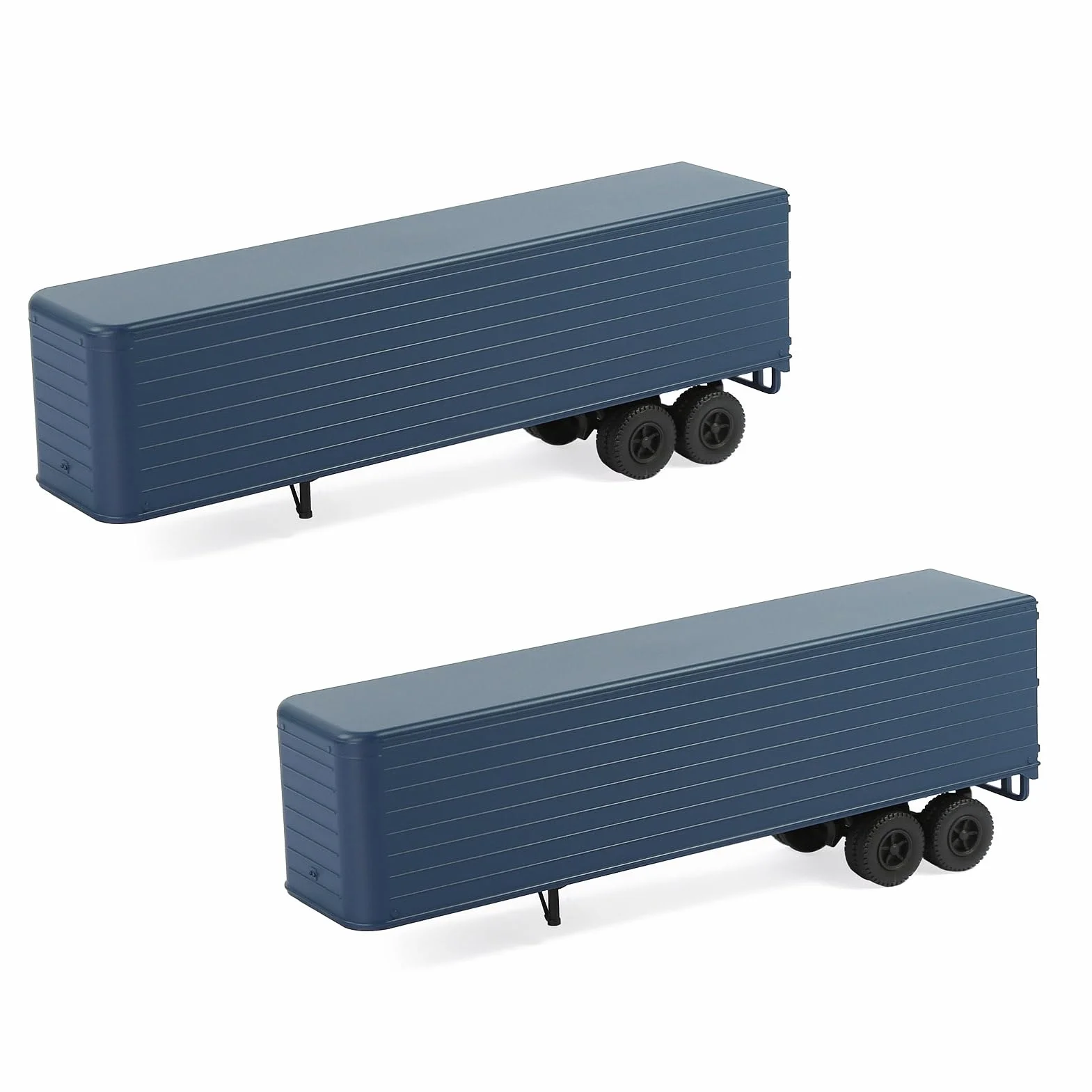 C8765 2 unità rimorchi HO scala 1:87 modello rimorchio per modellismo ferroviario trattore (blu scuro)