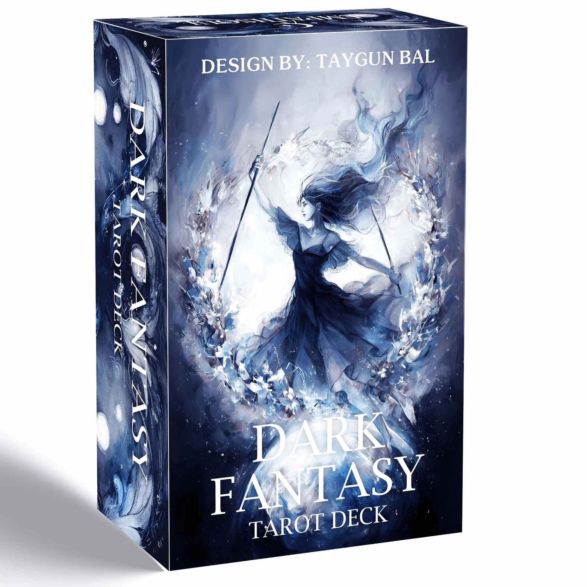 Mazzo di Tarocchi Dark Fantasy 78 carte gotiche con guida per principianti gioco di divinazione ombra e luce