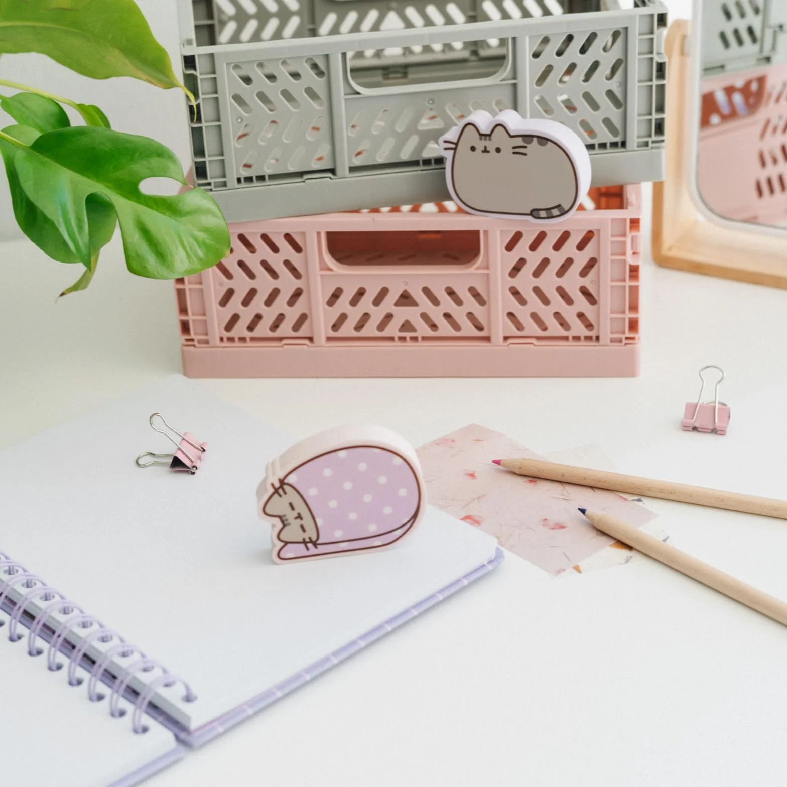 Grupo Erik: Gomme da cancellare Pusheen Moments | Set da 2 gomme jumbo da cancellare, Gomme da cancellare per bambini, Cancelleria Pusheen, Pusheen Gadget