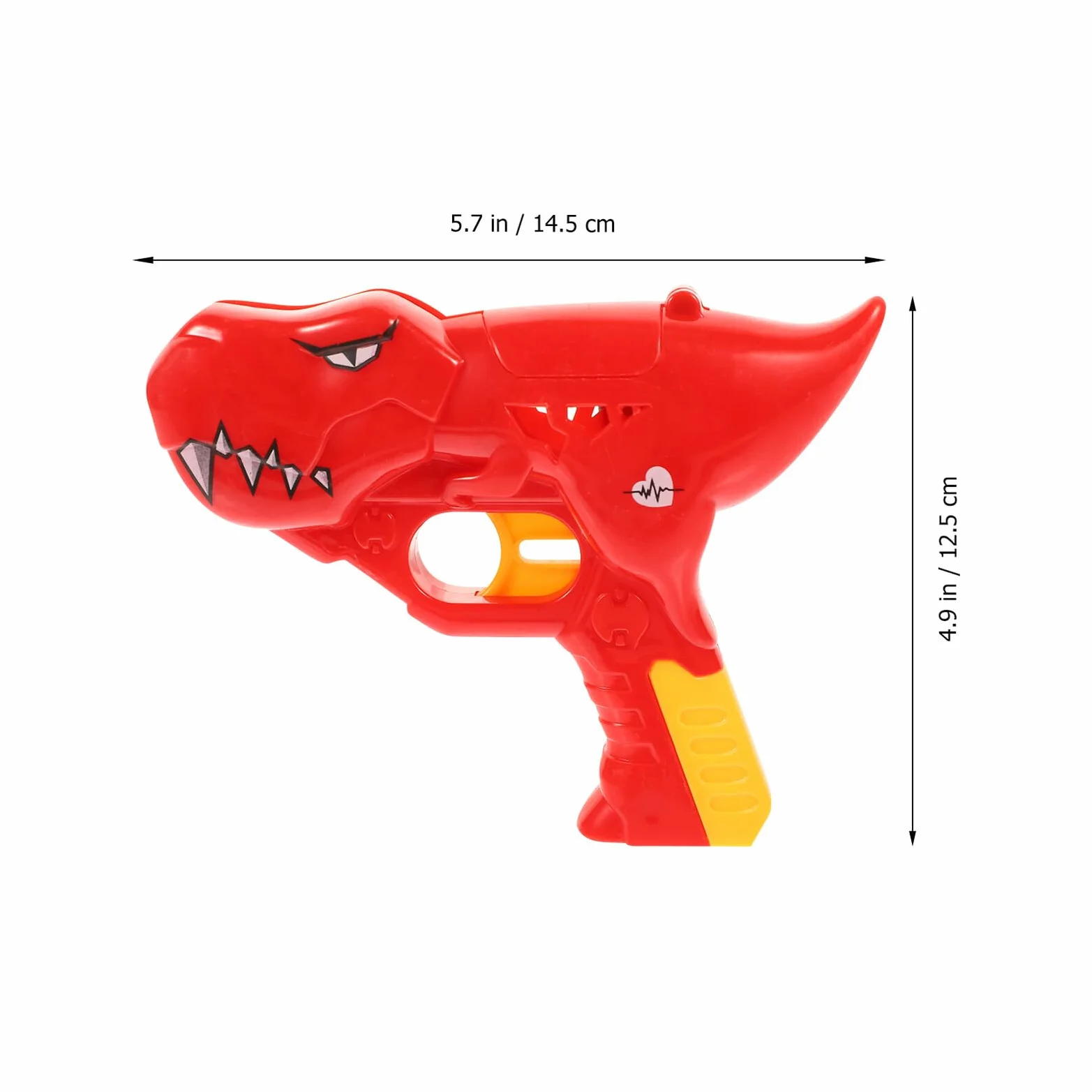 ERINGOGO Giocattolo Porta Lecca-Lecca Robot Dinosauro Rosso 2 Pezzi, Spara Lecca-Lecca Divertente per Feste, Regalo Compleanno Pratico e Sicuro in Plastica Dura