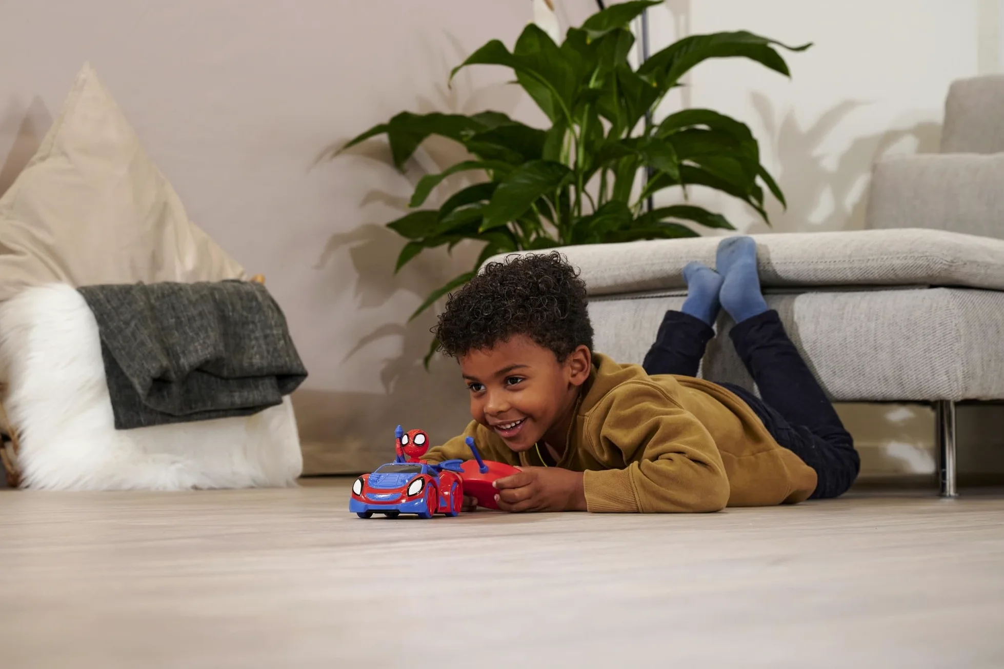 Jada- Radiocomando Spidey Web Crawler, 20323000, cm 17, scala 1:24, 1 canale, +3 anni