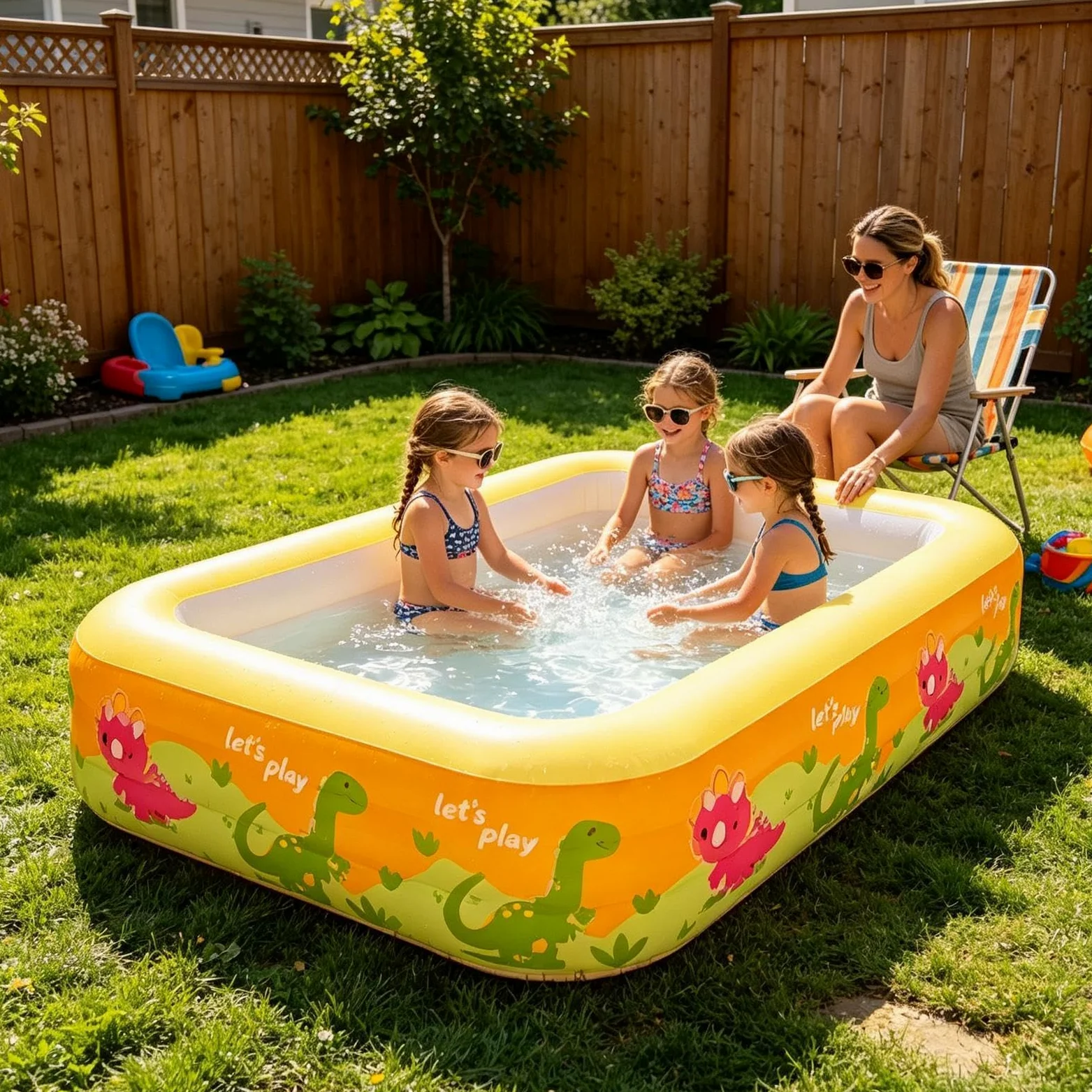 Piscina gonfiabile - piscina gonfiabile a grandezza naturale | Stamp