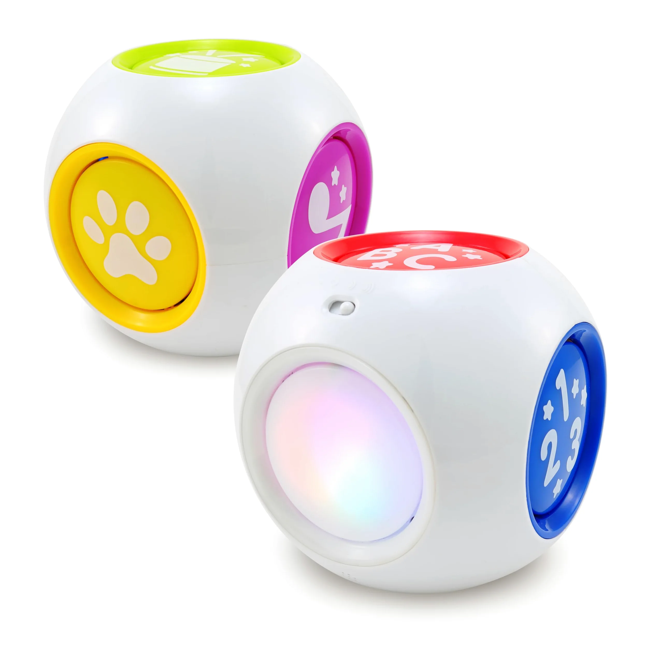 BEST LEARNING Cubo didattico - Cubo di attività educative Giocattolo a Blocchi per Neonati e Bambini dai 6+ Mesi Neonati [Versione in Lingua Inglese]