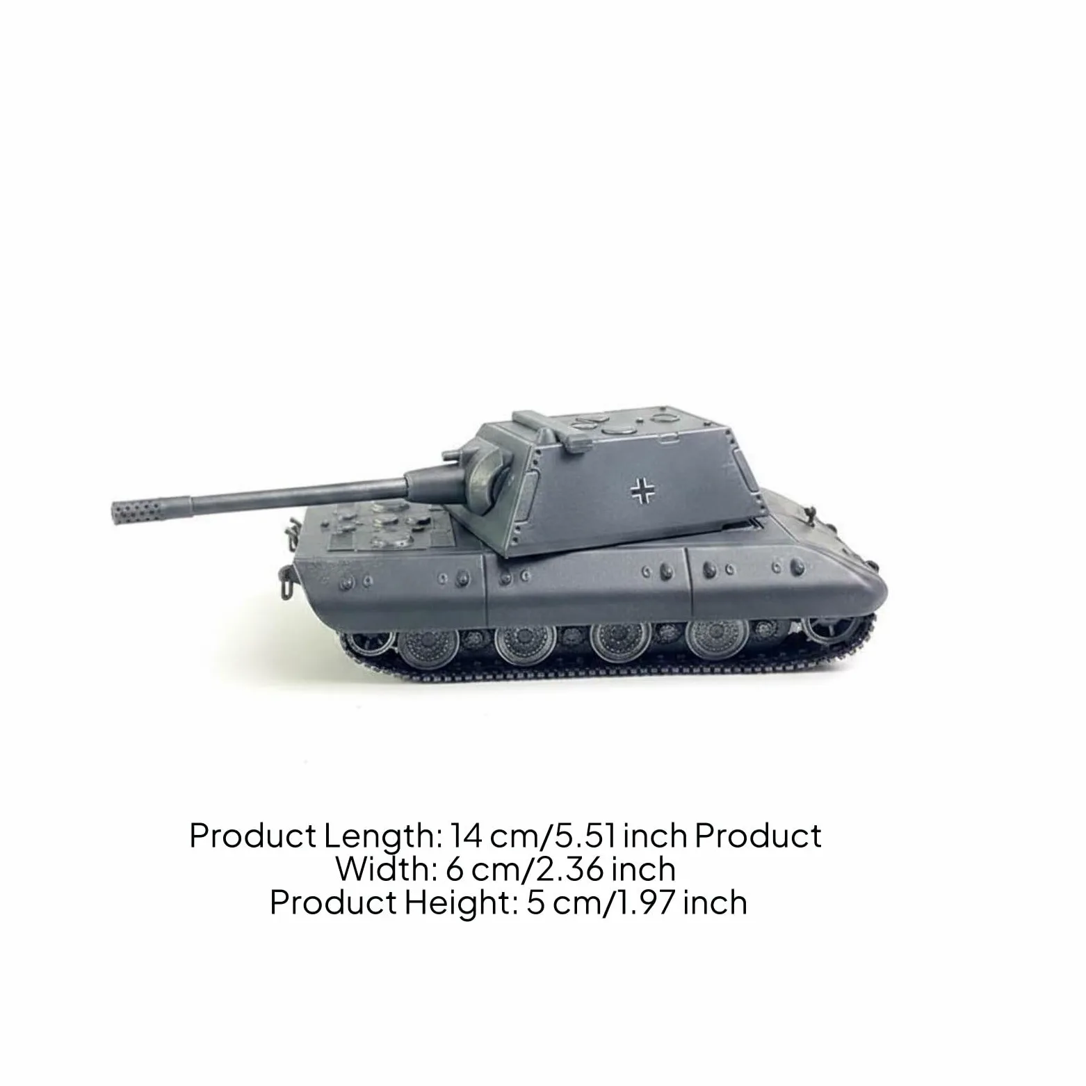 Modellino Pressofuso Del Carro Armato Heavy Tank Model Torretta Girevole Modellino Carro Armato 1:72 Dettagli con Dettagli Collezionisti, Scrivania, style to 1