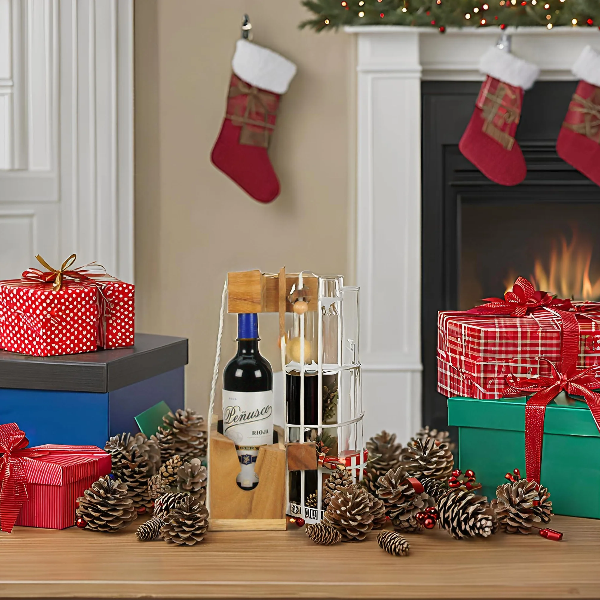 Puzzle bottiglia di vino Rompicapo regalo per adulti Natale