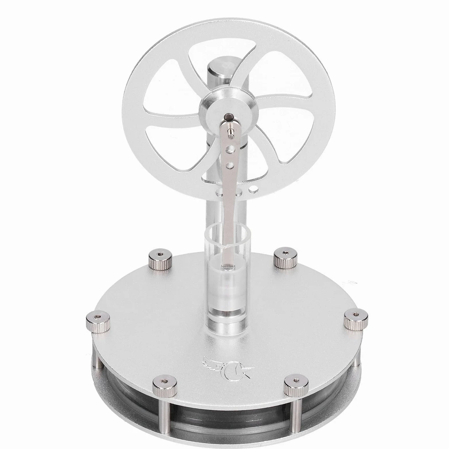Motore Stirling a Bassa Temperatura, Modello Termico, per | Costruzione in lega di alluminio, giocattolo scientifico educativo, favorisce l\'interesse per la meccanica, ideale per