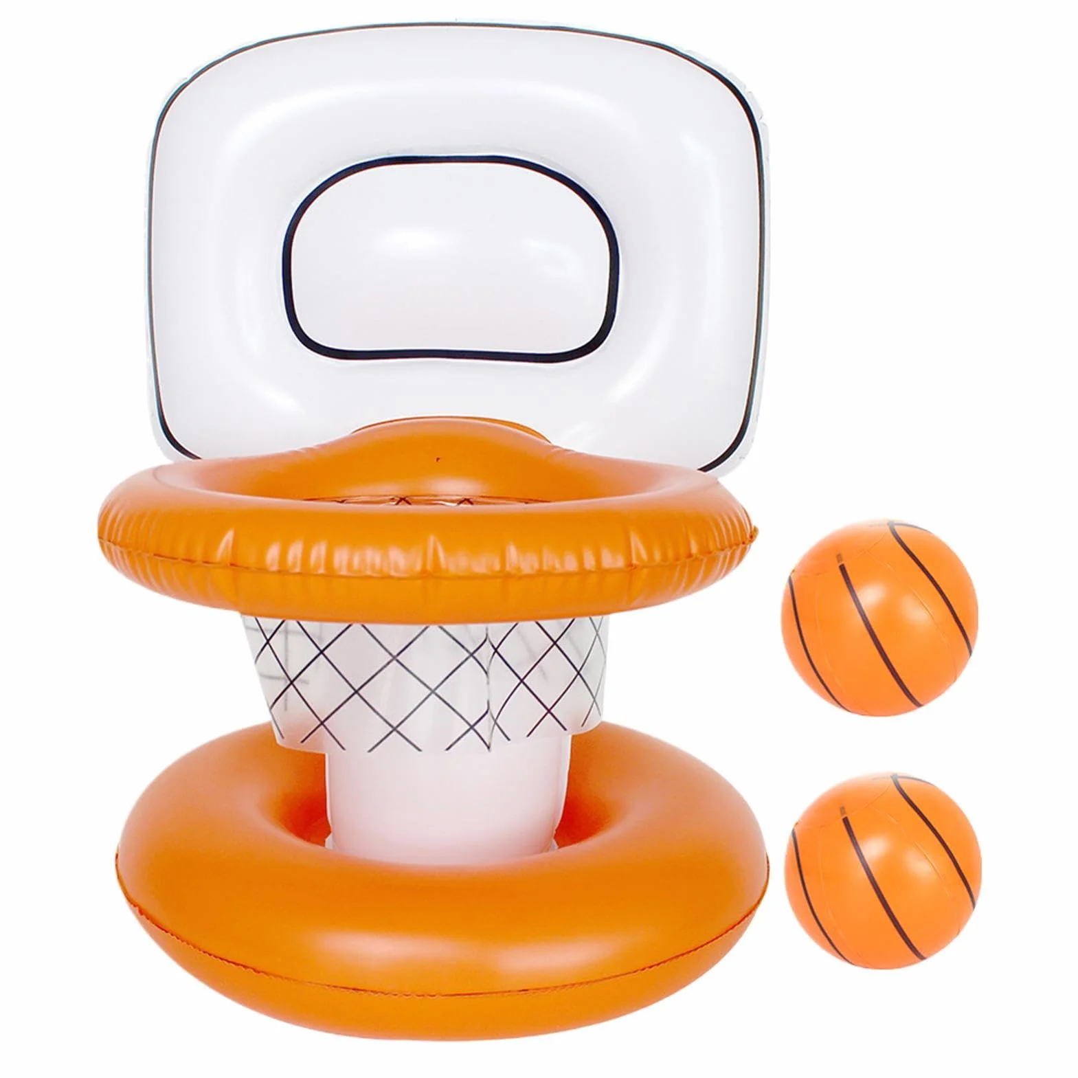Canestro da Basket Galleggiante in Piscina,Giochi da Piscina Gonfiabili per Interazione Genitore-Figlio | Canestro da Basket con Palla,per Lago, Spiaggia, Campeggio Estivo, Acquapark, Bambini, Adulti