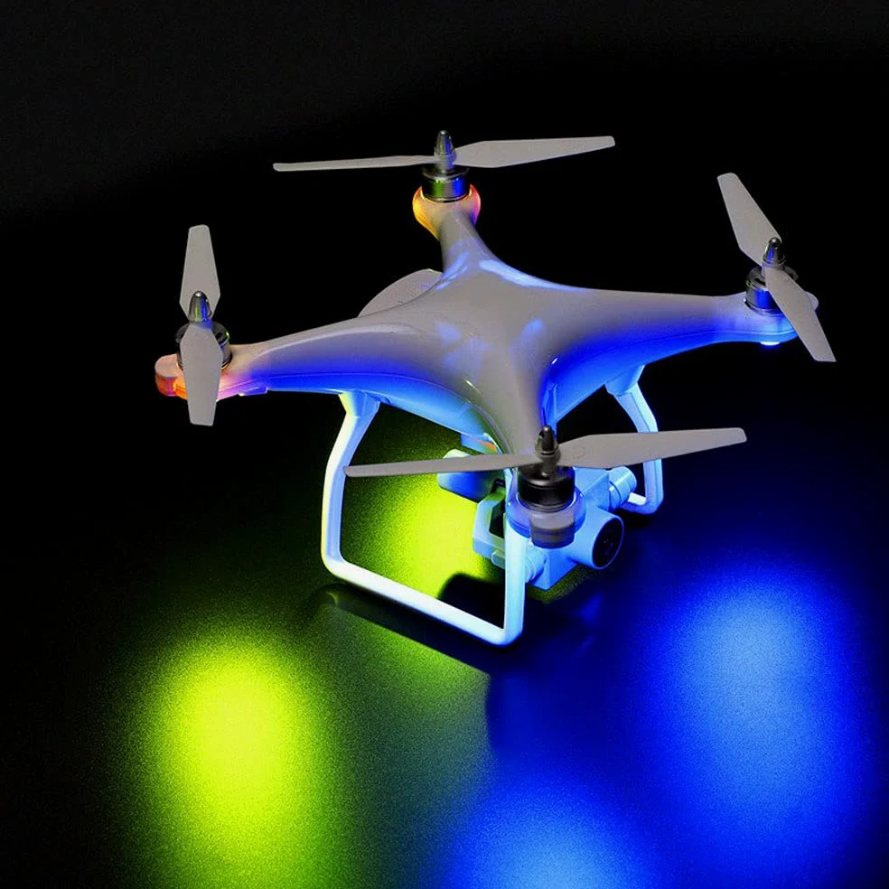 GuyAna Drone GPS Senza spazzole con Telecomando Fotografia Aerea HD WiFi Modello di Aereo a Quattro Assi Aeroplano Trasmissione di Immagini 5G Regali di Aerei RC per Bambini e Adulti