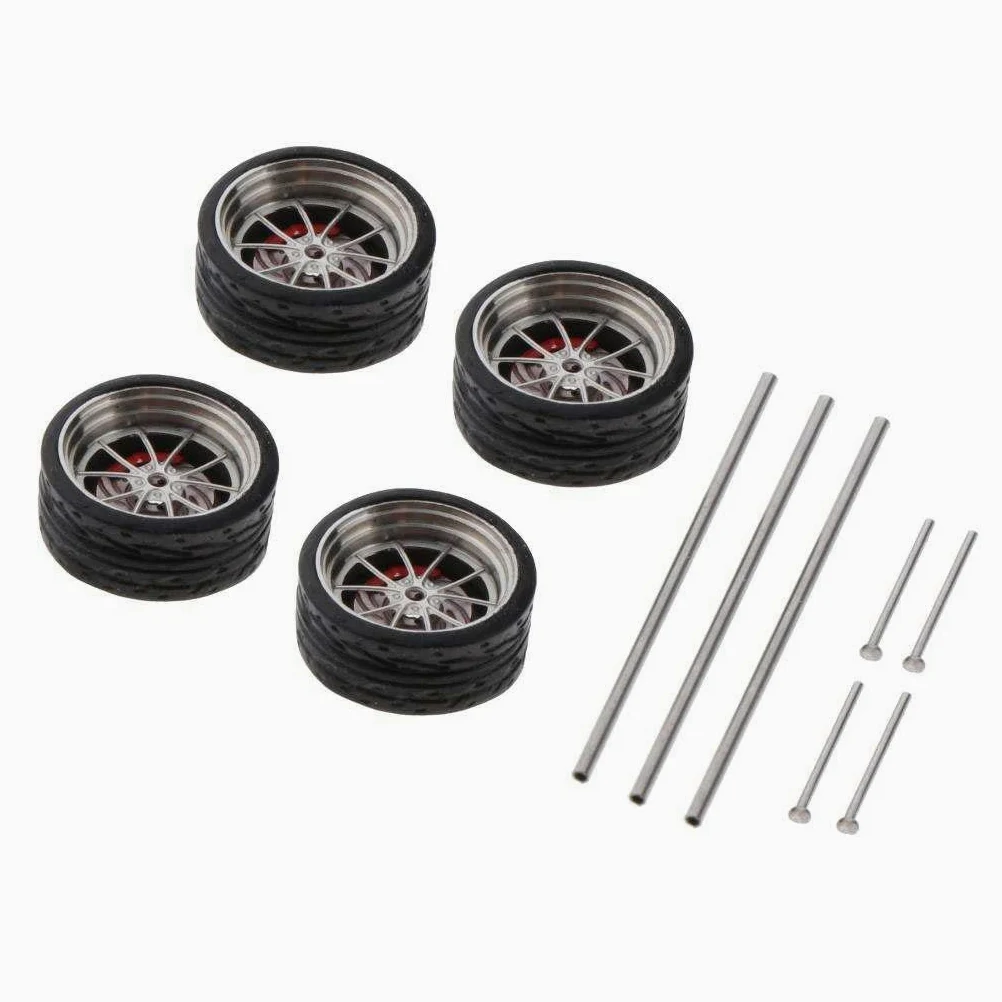 Accessori Auto Modello 1/64 – Ruote Alluminio | cerchi rimovibili, per collezione, adulti