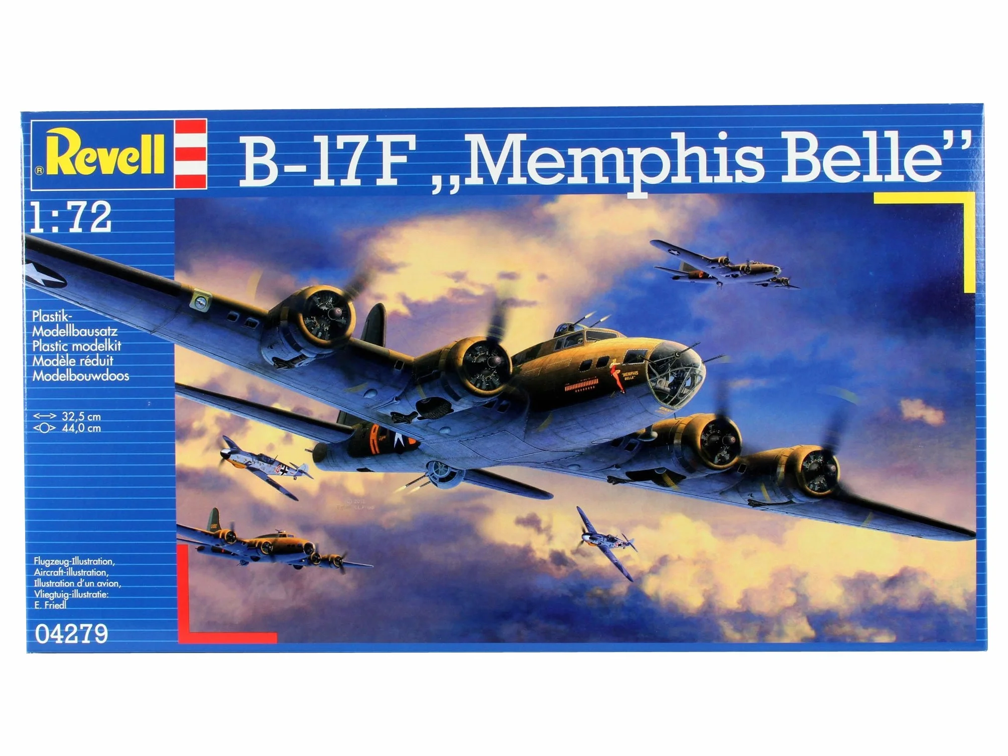 Revell B-17F Memphis Belle Kit di Modello in Plastica Scala 1:72