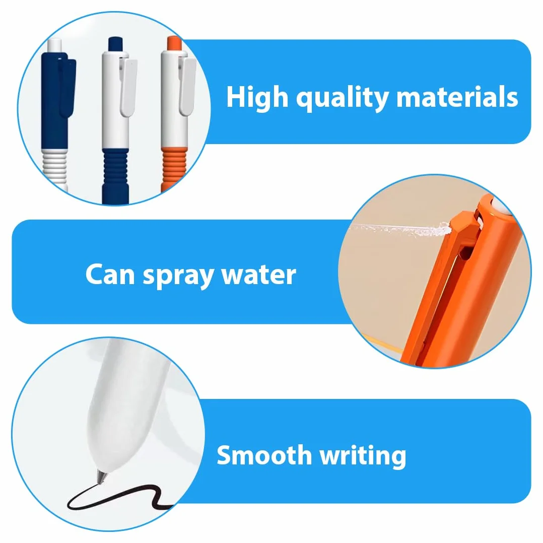 NHQZ Spruzzo Scherzo | Gioco Ad Acqua 2 in 1 | Strumento Pratico per Battaglie Divertenti | Materiale Scolastico Creativo