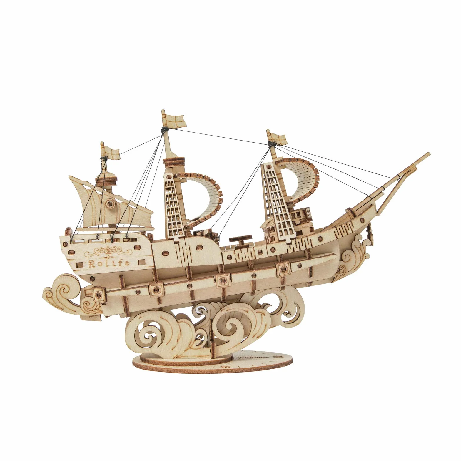 Rolife Puzzle 3D Legno Nave a Vela Rompicapo - Modellismo da Costruire Adulti - Decorazioni per la Casa Regalo Donna Uomo TG305