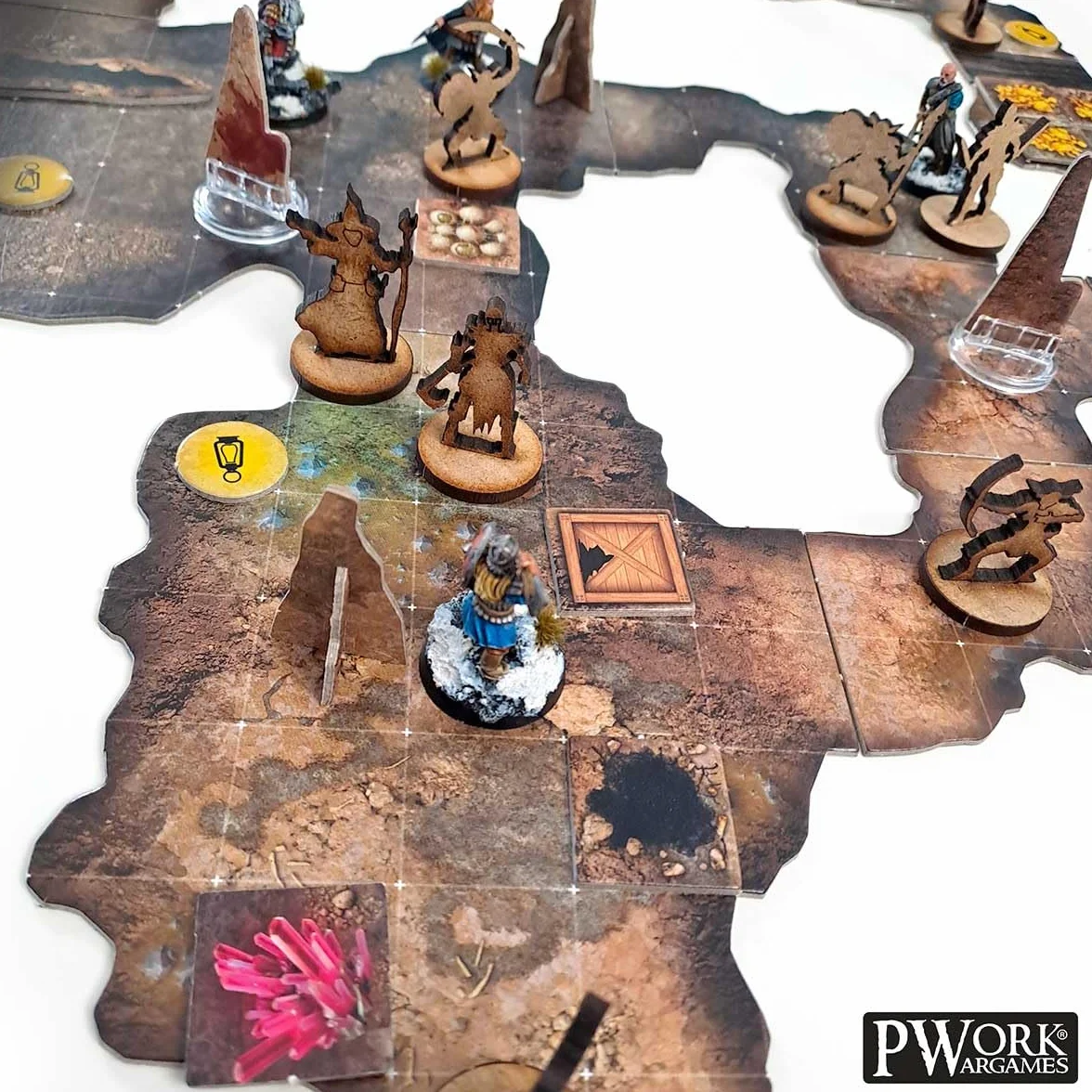 The Cave - RPG Modular Map Tiles - double face cardboard tiles
