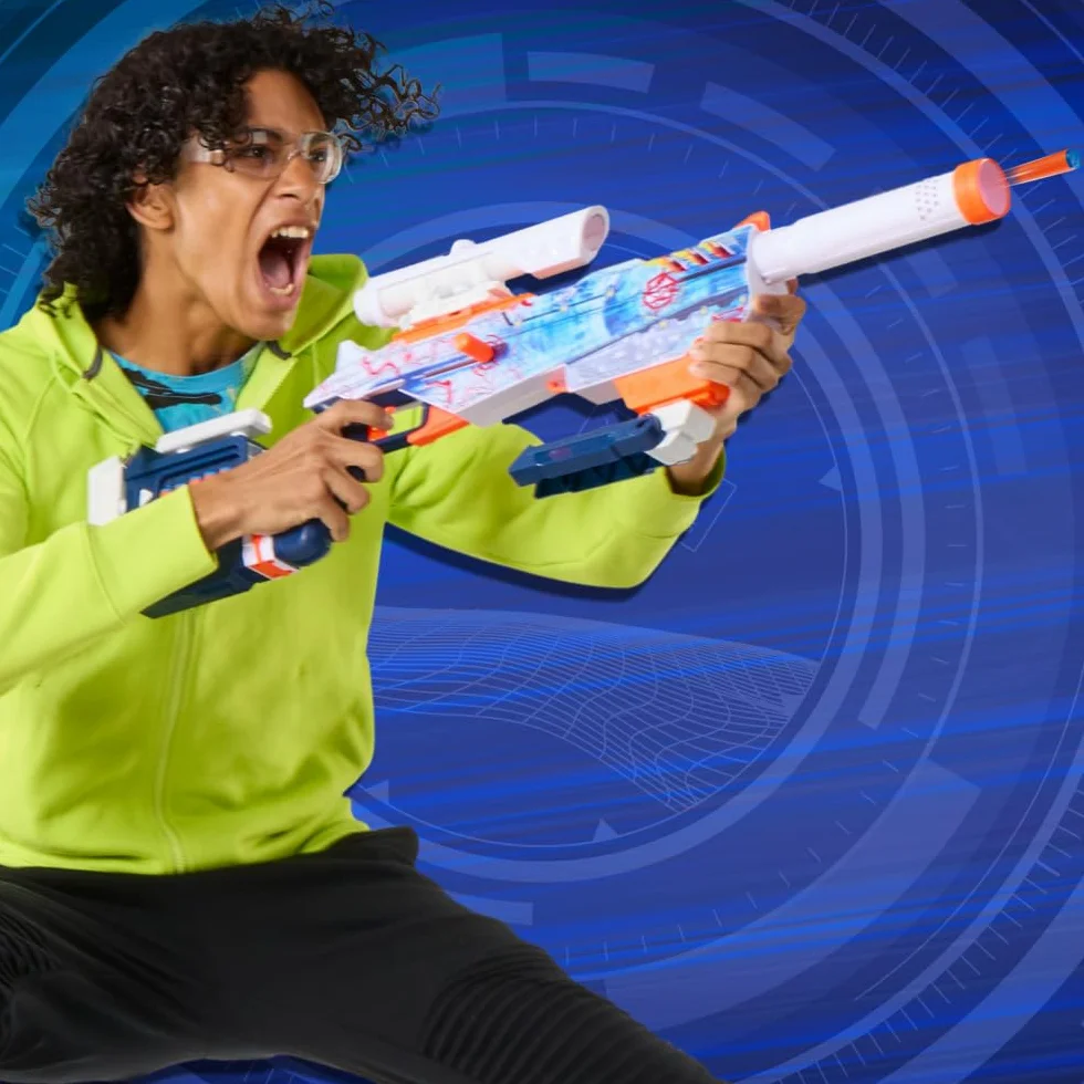 Nerf N1 Arctic Zerostriker blaster z dardami