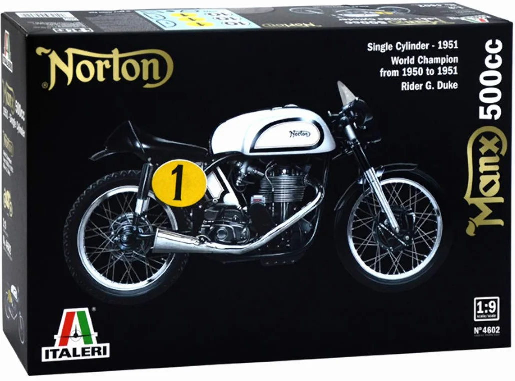 Italeri Norton Manx 500cc 1951 Model Kit 1:9