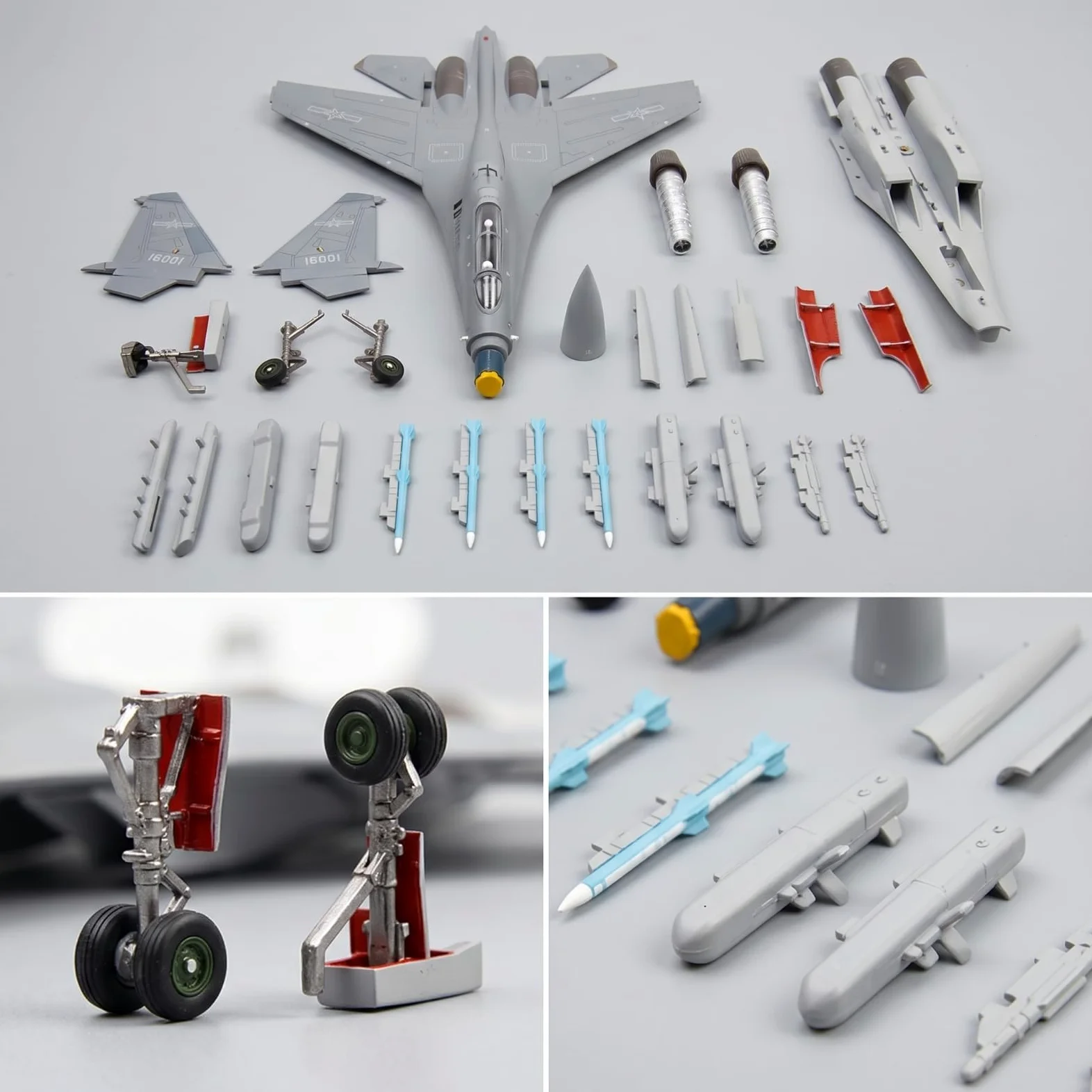 Aereo da Elettronica Modello Kit Aereo da Jet da Combattimento Struttura con cessori Fili da Installare Adatto per Hobbisti Decorazione 1 72