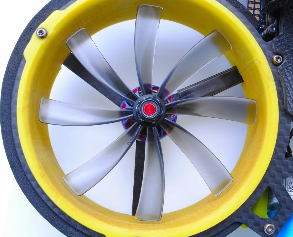 per eliche HQProp 76/89mm X8 3"/3,5" canalizzate per Whoop Ultra silenziose a 8 Pale per droni FPV (2CW+2CCW)