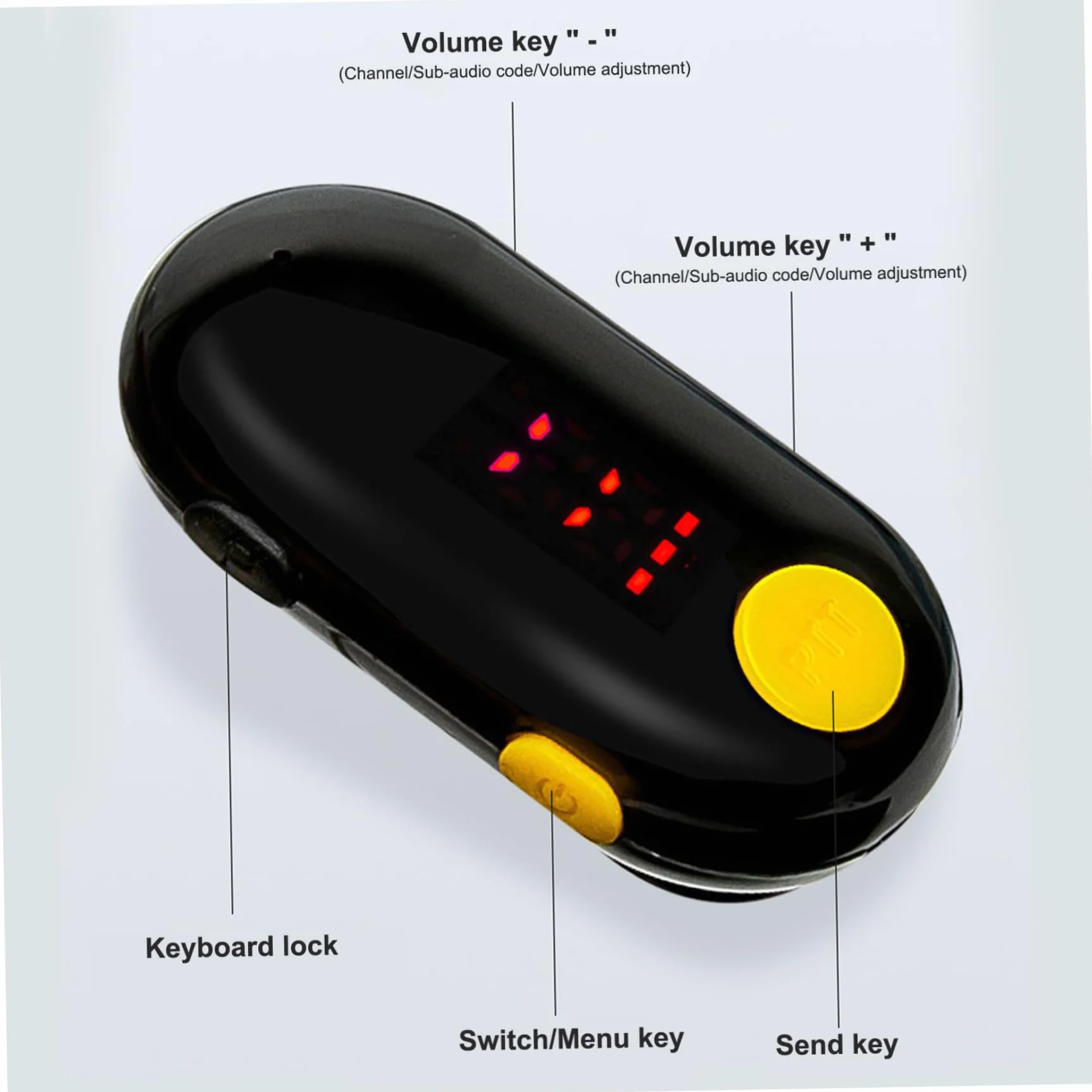 Walkie talkie piccoli mini ricetrasmettitori FM 3 pezzi portatili