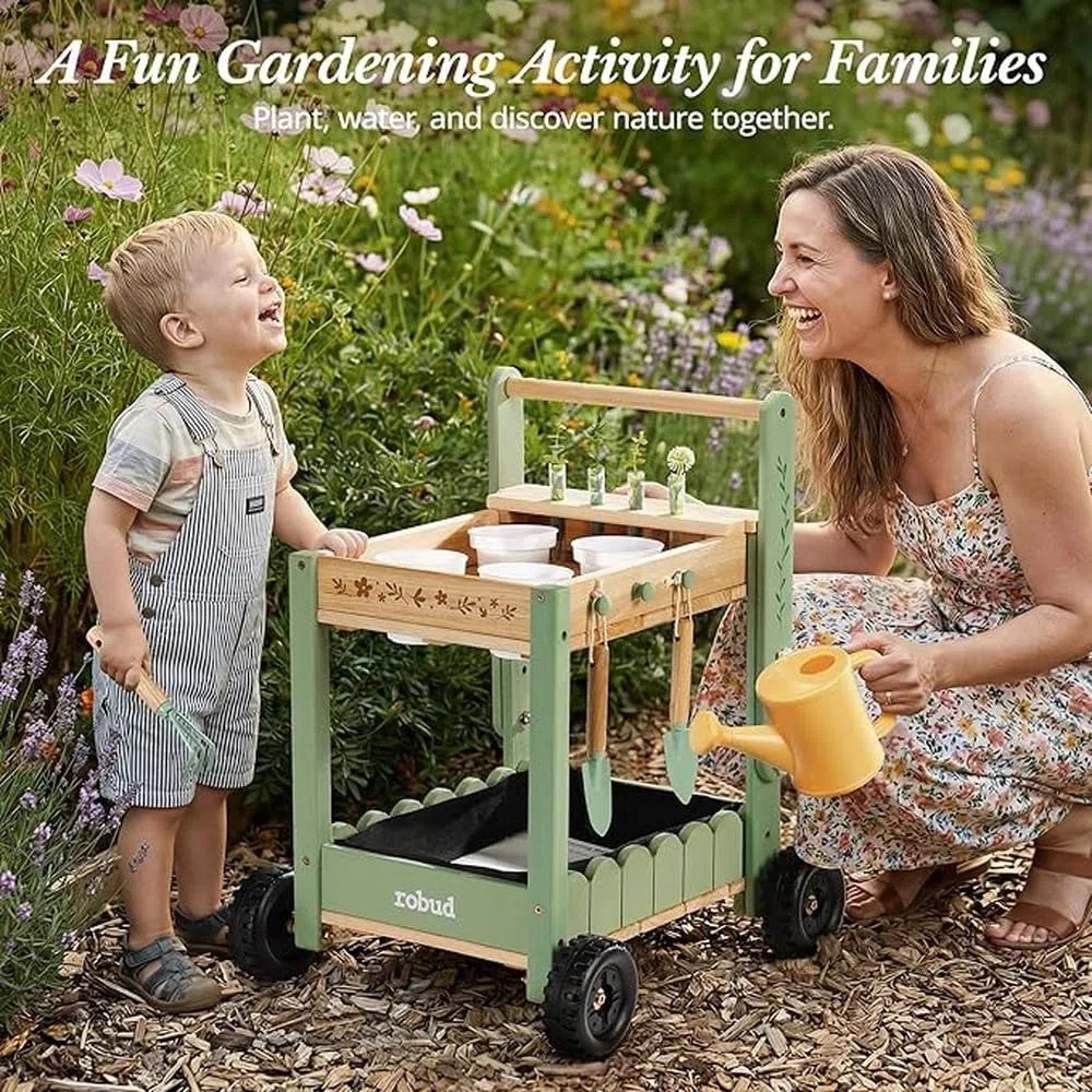 Il set da giardinaggio per bambini insegna ai più piccoli a