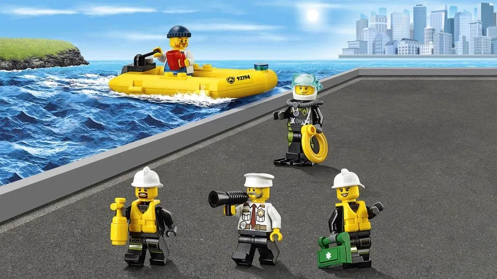 LEGO 60109 - City Pompieri Motobarca Antincendio