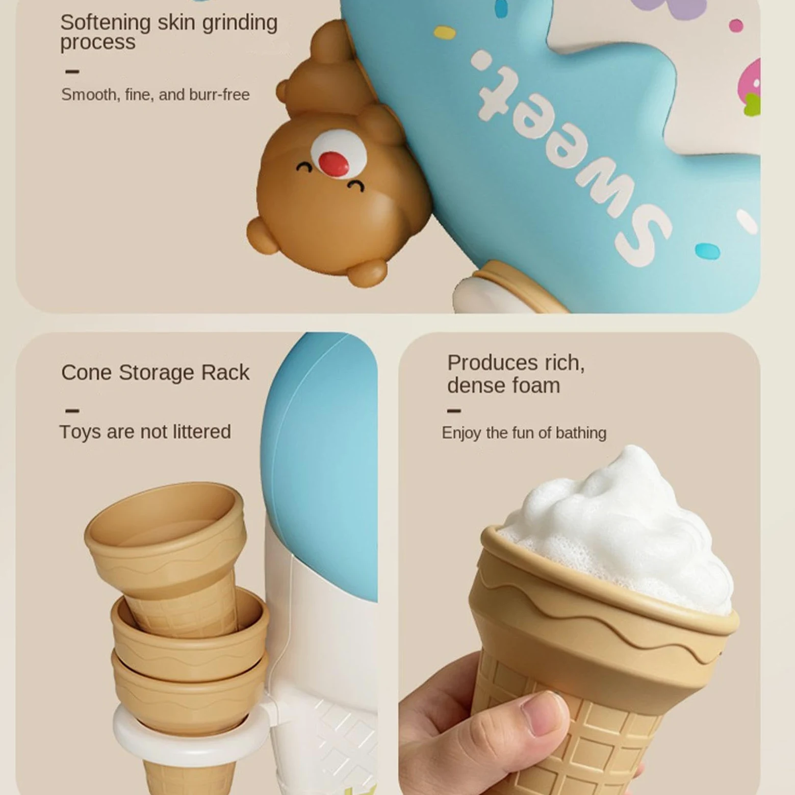 Macchina Per Il Bagno Interattivo E Divertente Educativo | Macchina della Schiuma per Bambini Feste di Compleanno, Vacanze, Calza della Befana, Regali, Bambini e Bambine