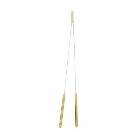 Bacchetta da rabdomante con manopola ottone 40cm