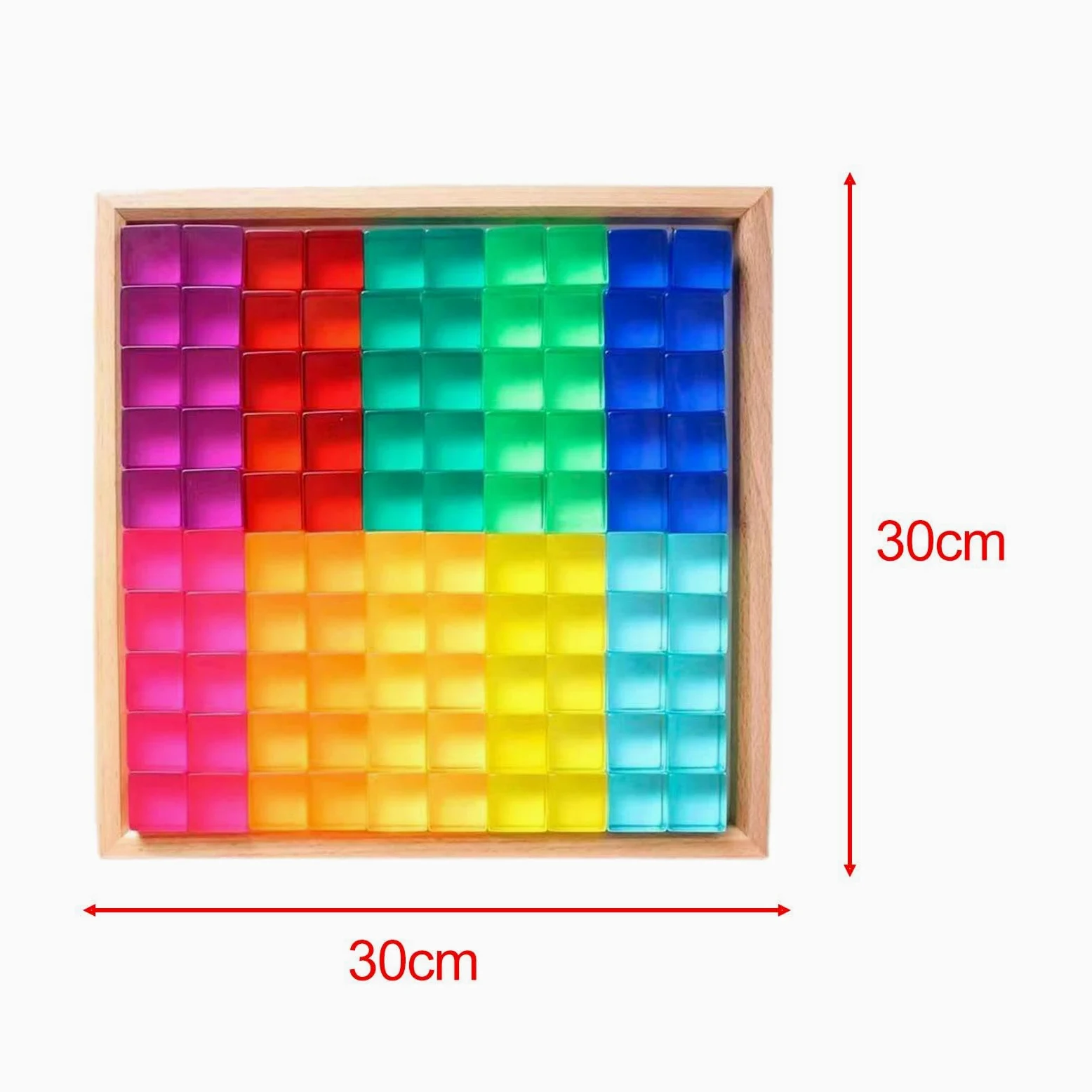 Set di Blocchi da Costruzione Colorati per Bambini, Cubi Impilabili in Resina, Giocattolo Educativo, Idea Regalo