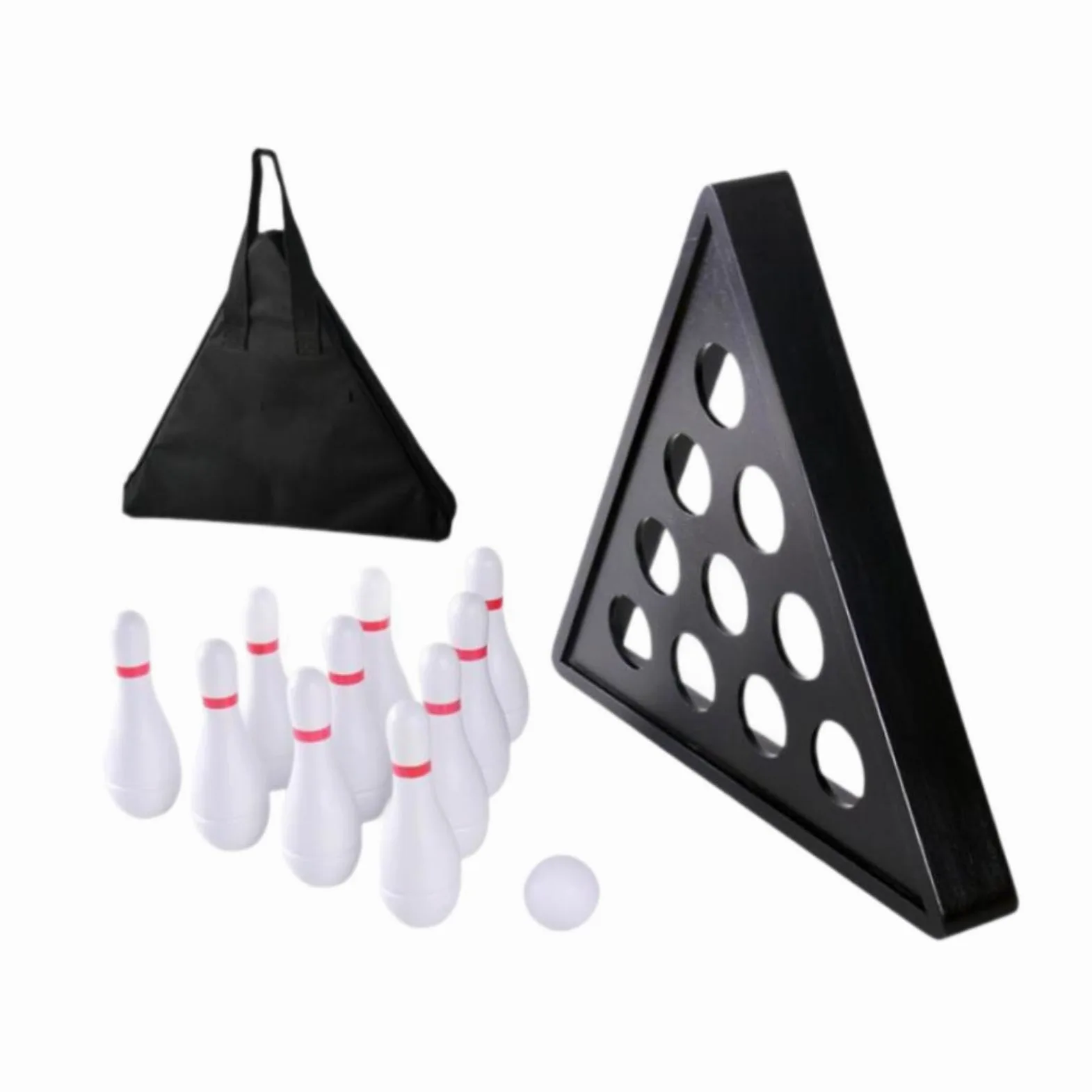 Set di 10 birilli da bowling per shuffleboard, realizzati | mini birilli per shuffleboard, divertimento ovunque, gioco da tavolo per bambini, giocattolo