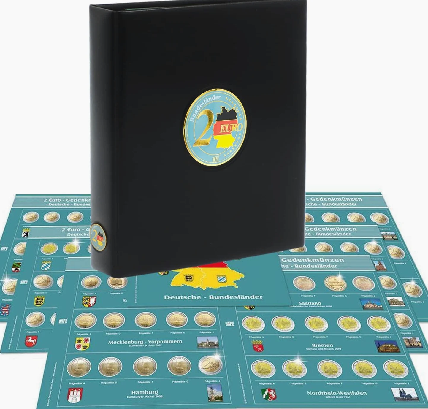 Premium-Münzalbum 2 Euro Deutsche Bundesländer