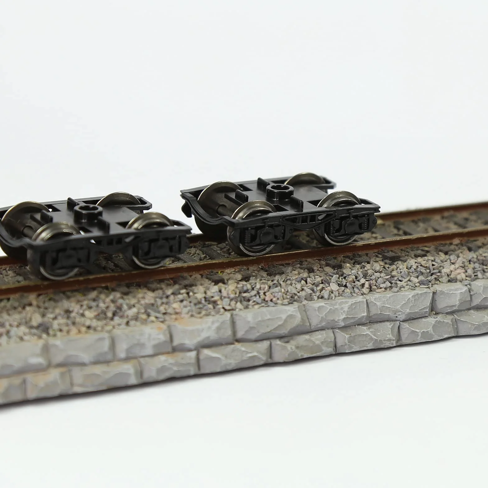Evemodel HP0687 Set 4 carrelli modellini treni 1:87 scala HO ruota metallica 91,4 cm