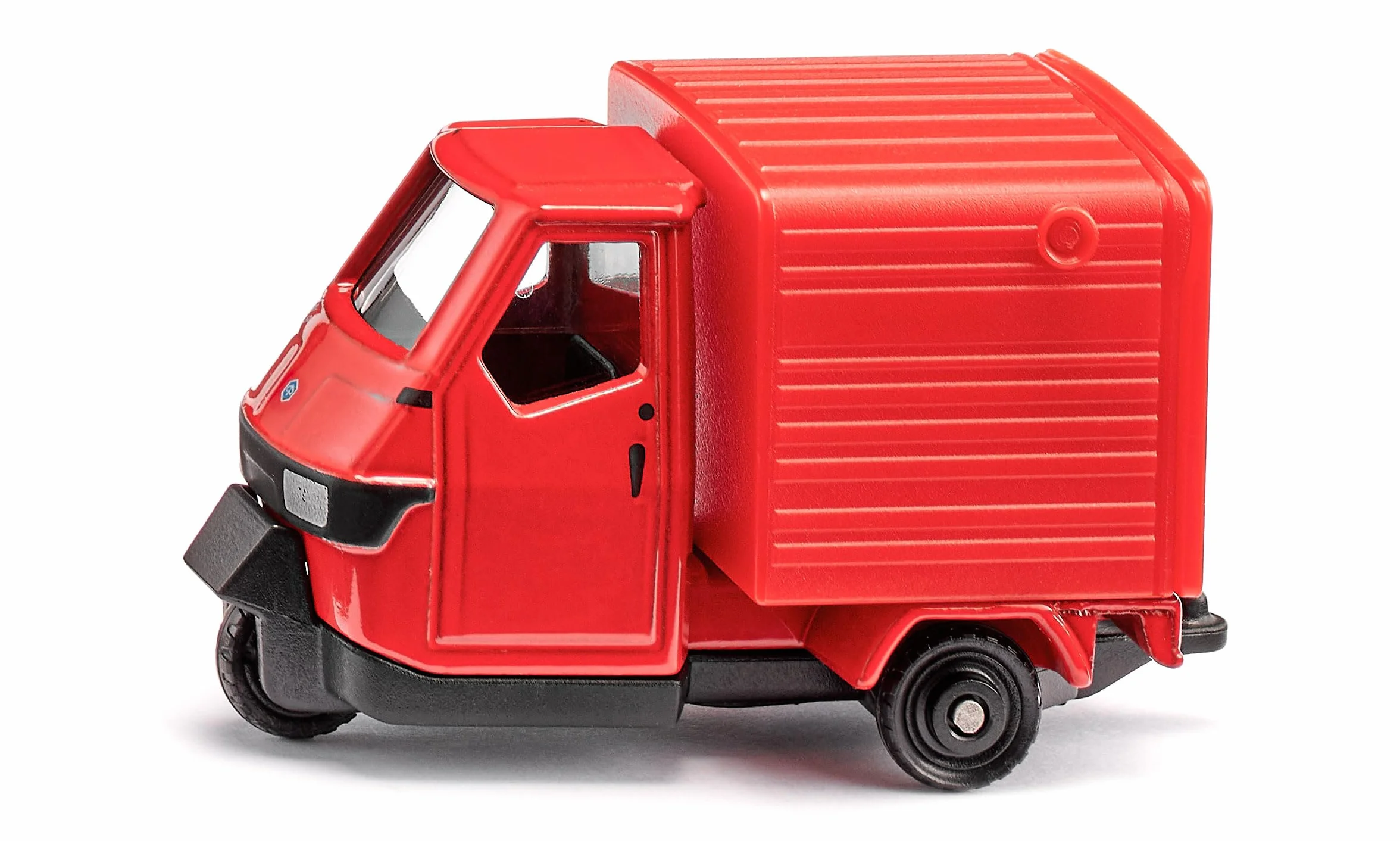 Siku 1583, Piaggio Ape 50, Auto Giocattolo, Metallo/Plastica, Rosso, Con Gancio di Traino, Portellone Posteriore Apribile