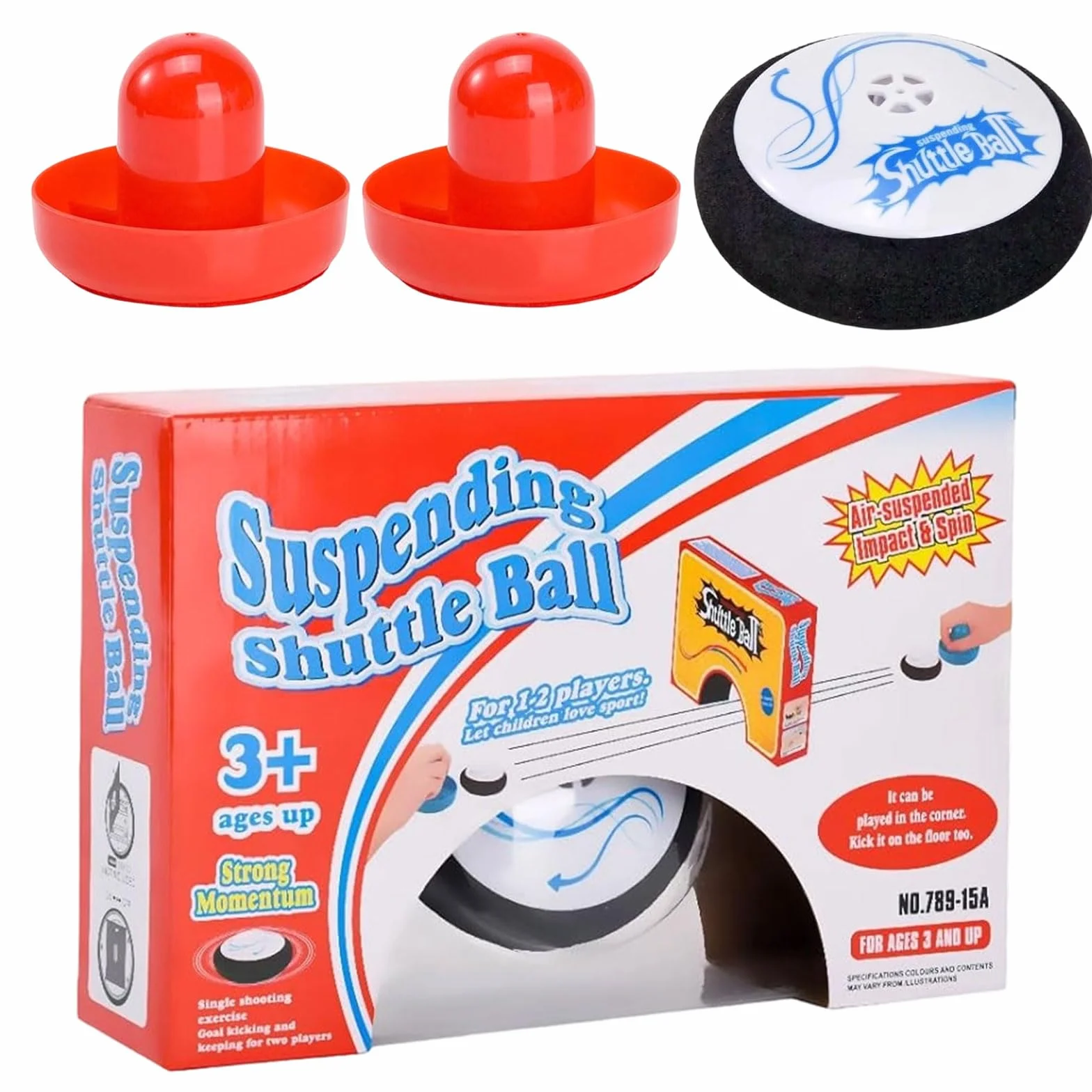 Air Hockey Hover Puck, Hockey Fluttuante Portatile Con 2 Pressioni Rosse Per Hockey Su Aria, Gioco Da Tavolo Per Interni Ed Esterni, Regalo Per Bambini E Adulti