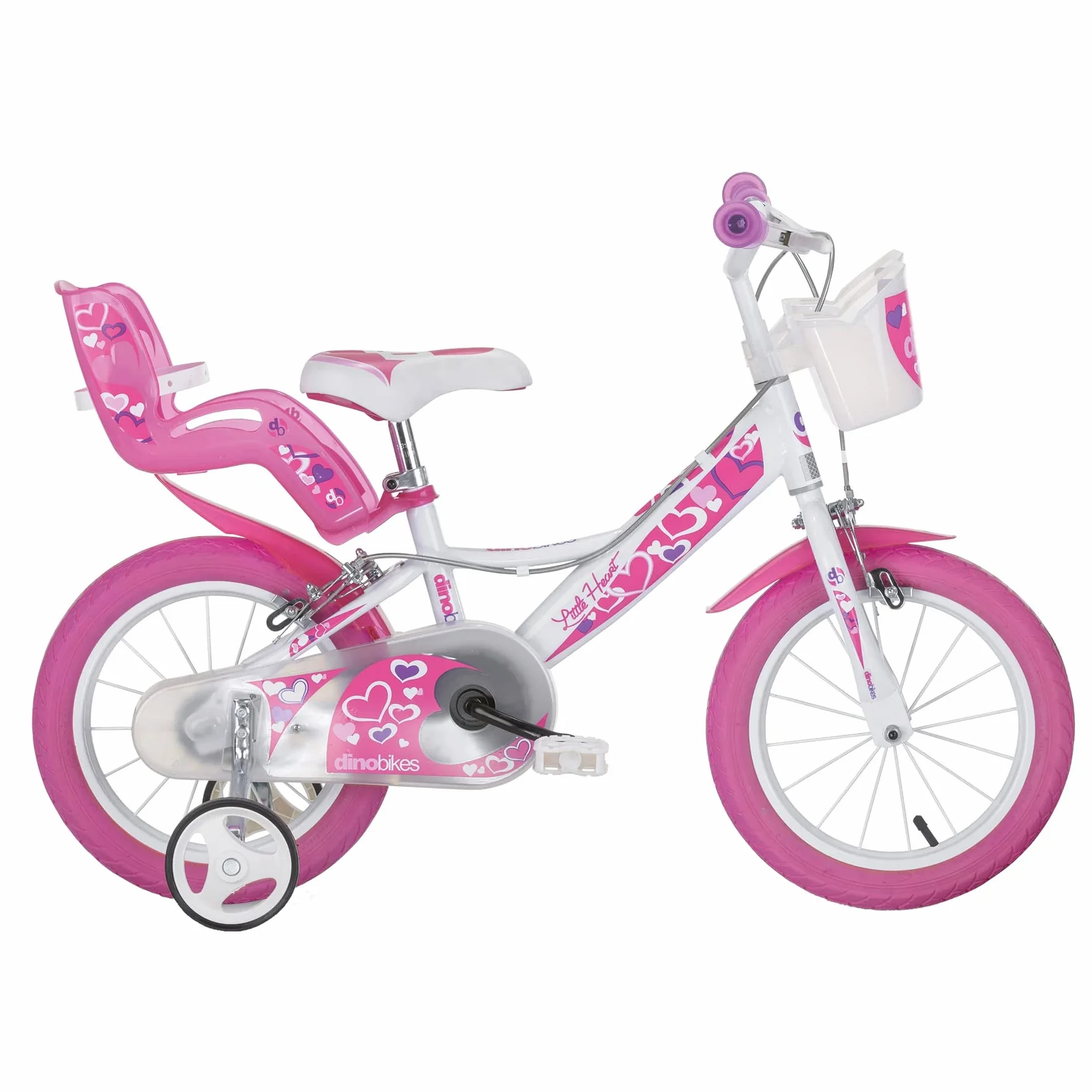 Dino 164RN - Bicicletta Serie 24 Little Heart 16 ''