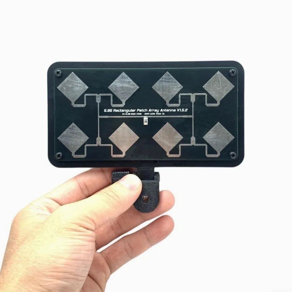 ABS 5.8GHz Patch 17dBi Gain Nero ABS 5.8GHz Patch 17dBi Gain | 17dBi ad alto guadagno, banda di frequenza da 5,8 GHz, forte direttività, ideale per lunghe distanze, segnale stabile