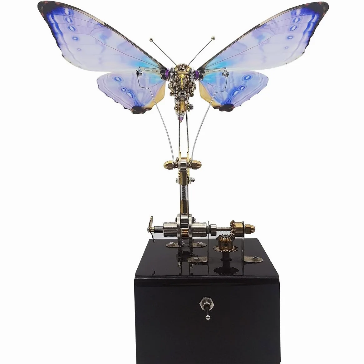 Steampunk - Puzzle in metallo 3D per adulti, con farfalla, 300 pezzi, per il montaggio fai da te