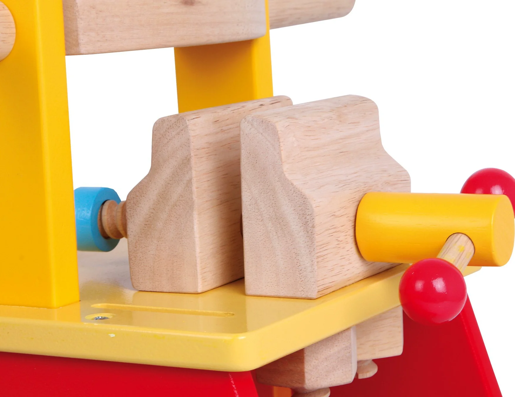 1595 Macchina primi passi «Banco da lavoro» small foot in legno, con tutti i tipi di accessori, divertimento ed apprendimento motorio, a partire da 2 anni.