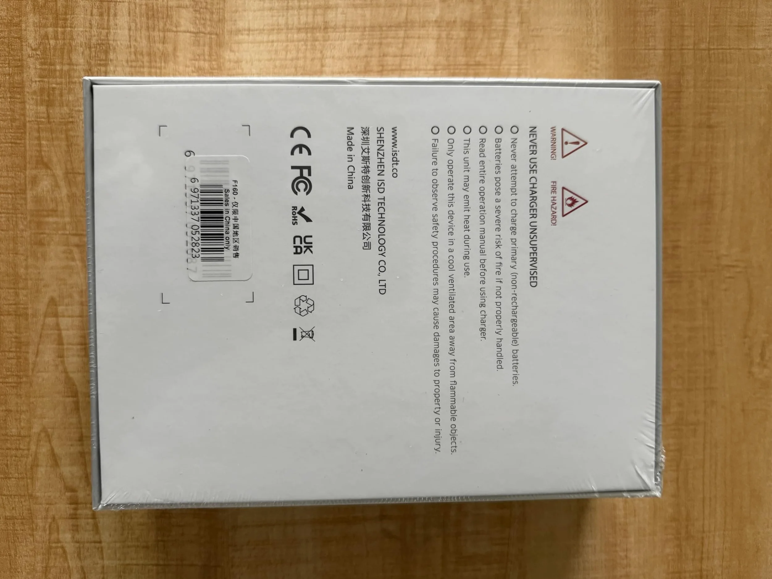 ISDT GaN F160 - Caricabatterie LiPo a 4 canali, 40 W AC 5 W x4, caricatore/scaricatore bilanciatore per batterie RC LiPo, LiHv, agli ioni di litio, NiMH e al piombo