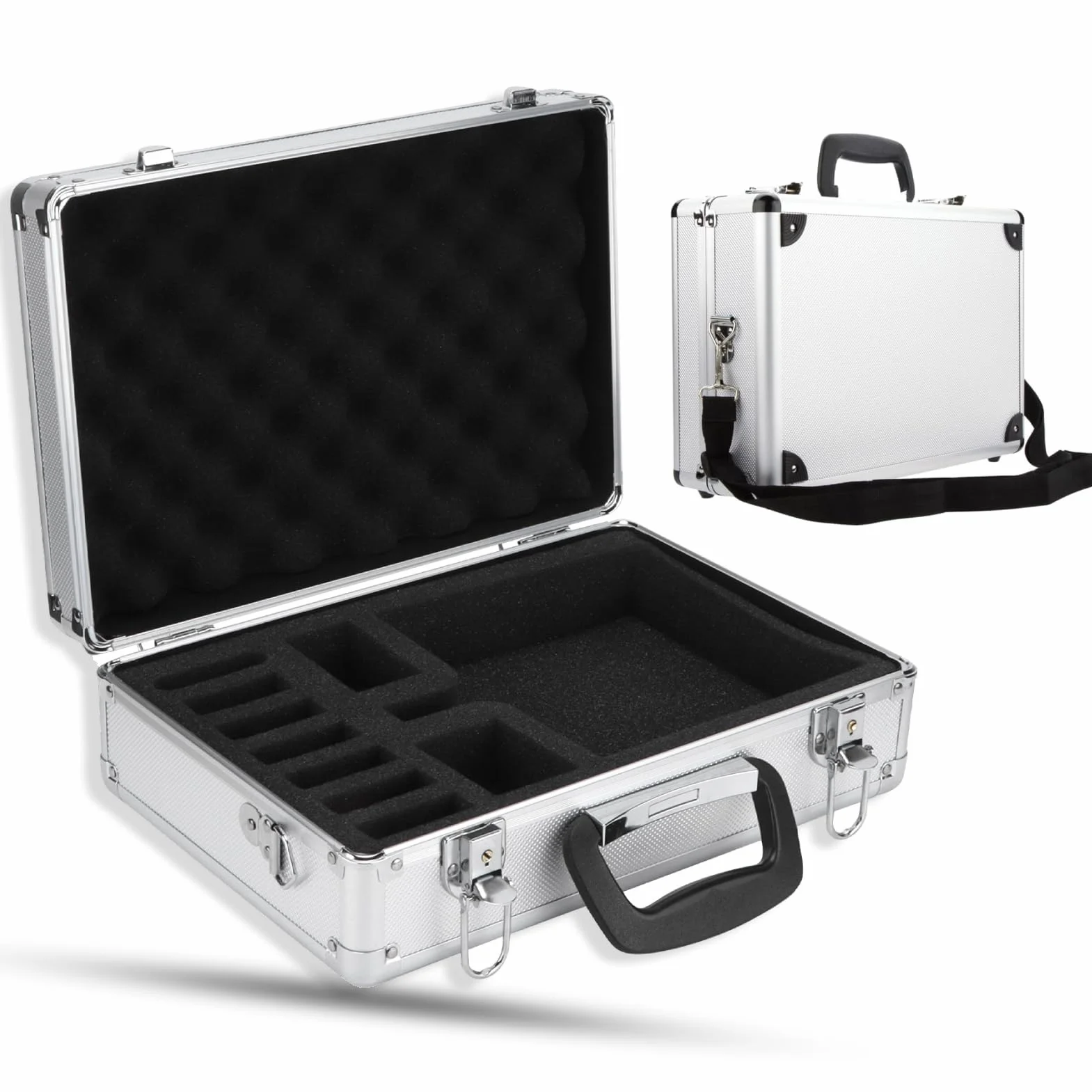 HERCHR Borsa da Trasporto per Controller RC, Custodia da Trasporto Universale per Aereo Modello 2.4G, Custodia per trasmettitore Telecomando per JR FUTABA Flysky