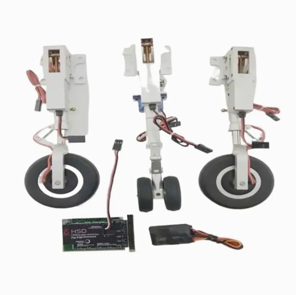 Carrello di atterraggio in metallo del modello aereo RC con turbina HSD(Full W control box)