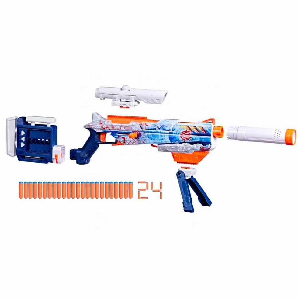 Nerf N1 Arctic Zerostriker blaster z dardami