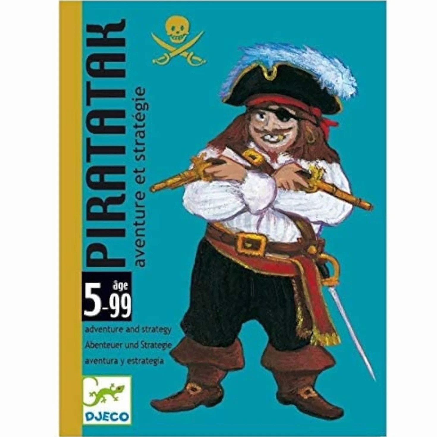 Gioco di carte per giocare 'Djeco piratatak gioco di strategia carte per bambini